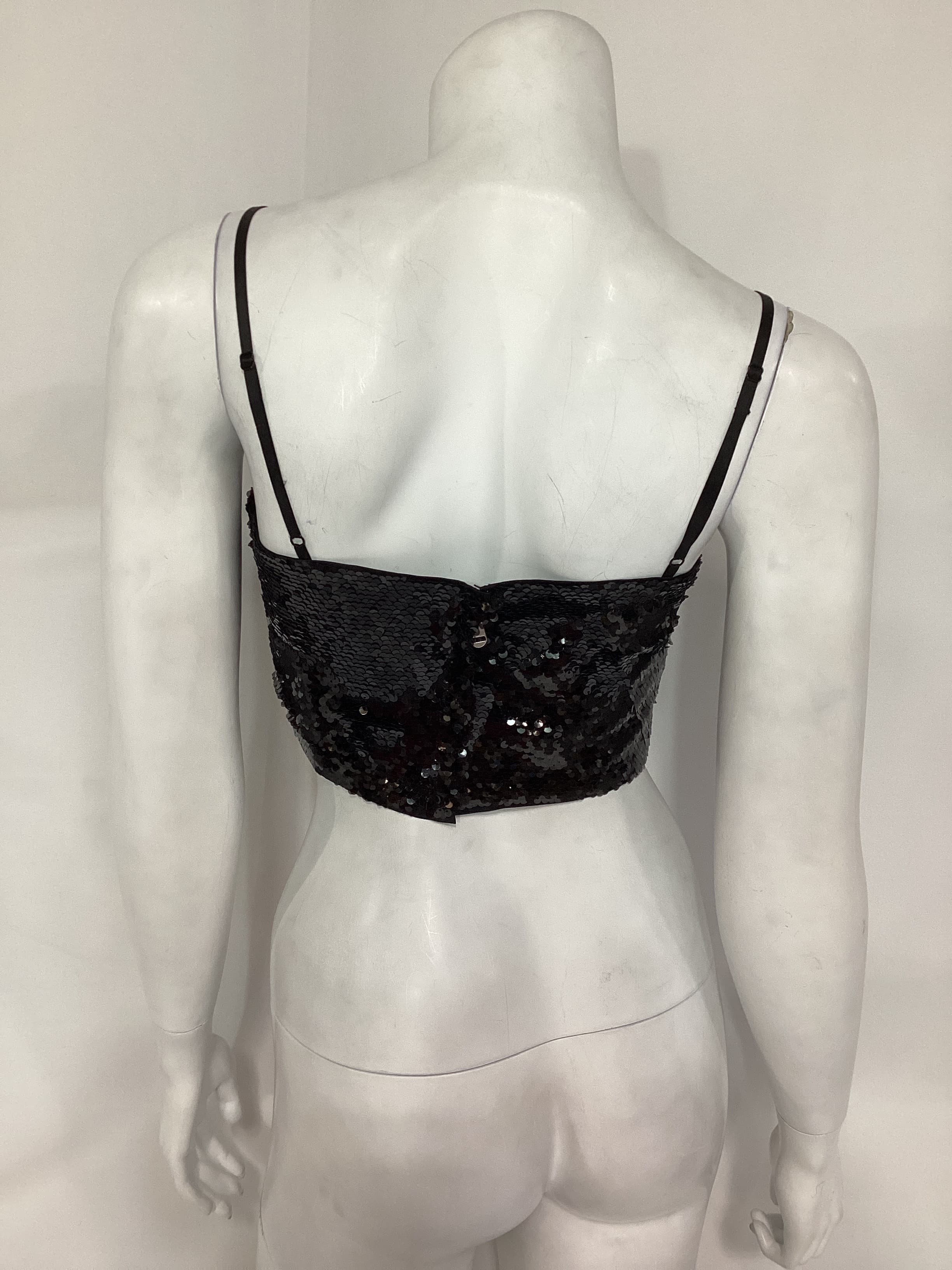 Sequin Nikki Top In Black - Image 4