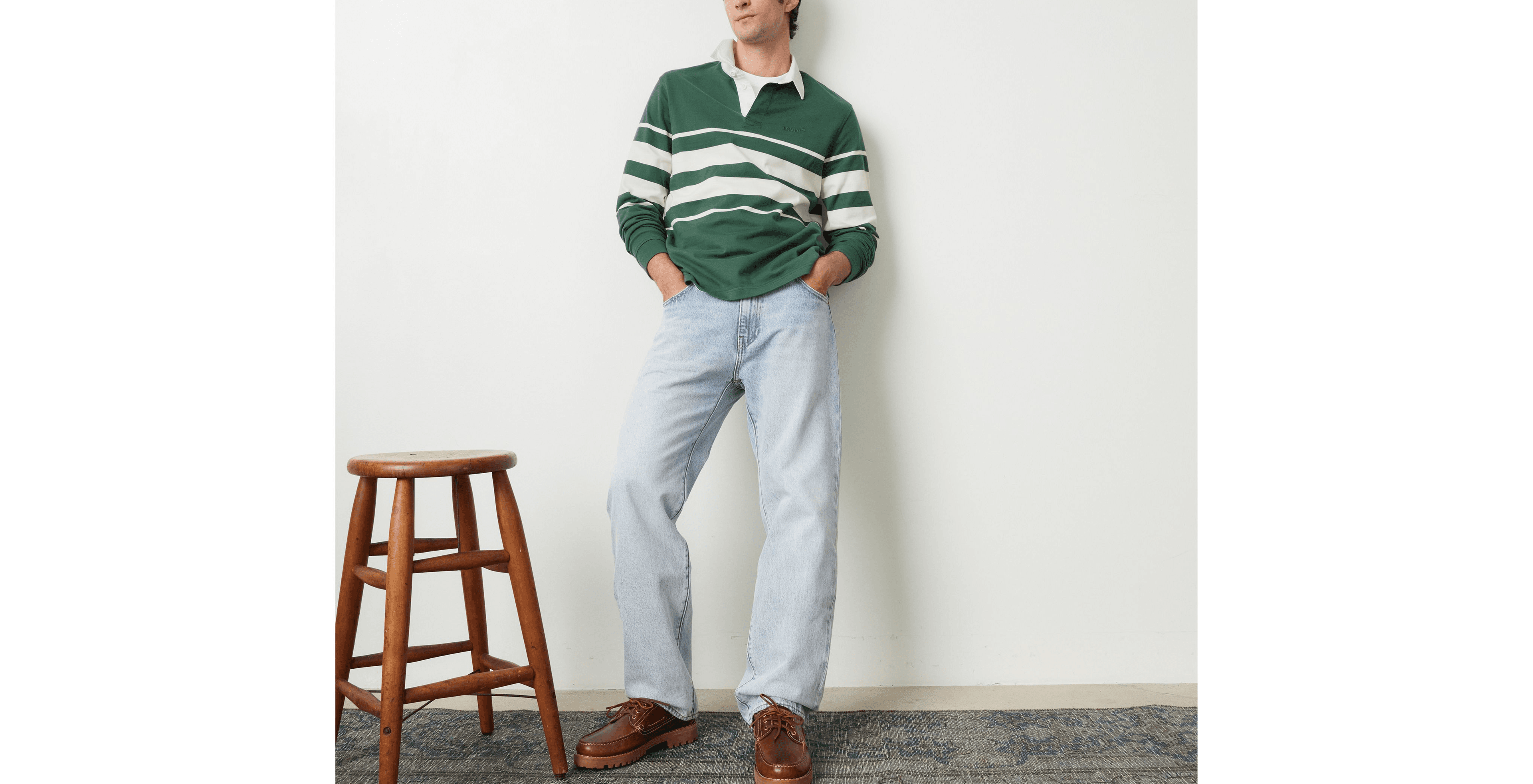 555 Relaxed Straight Men's Jeans - Image 1