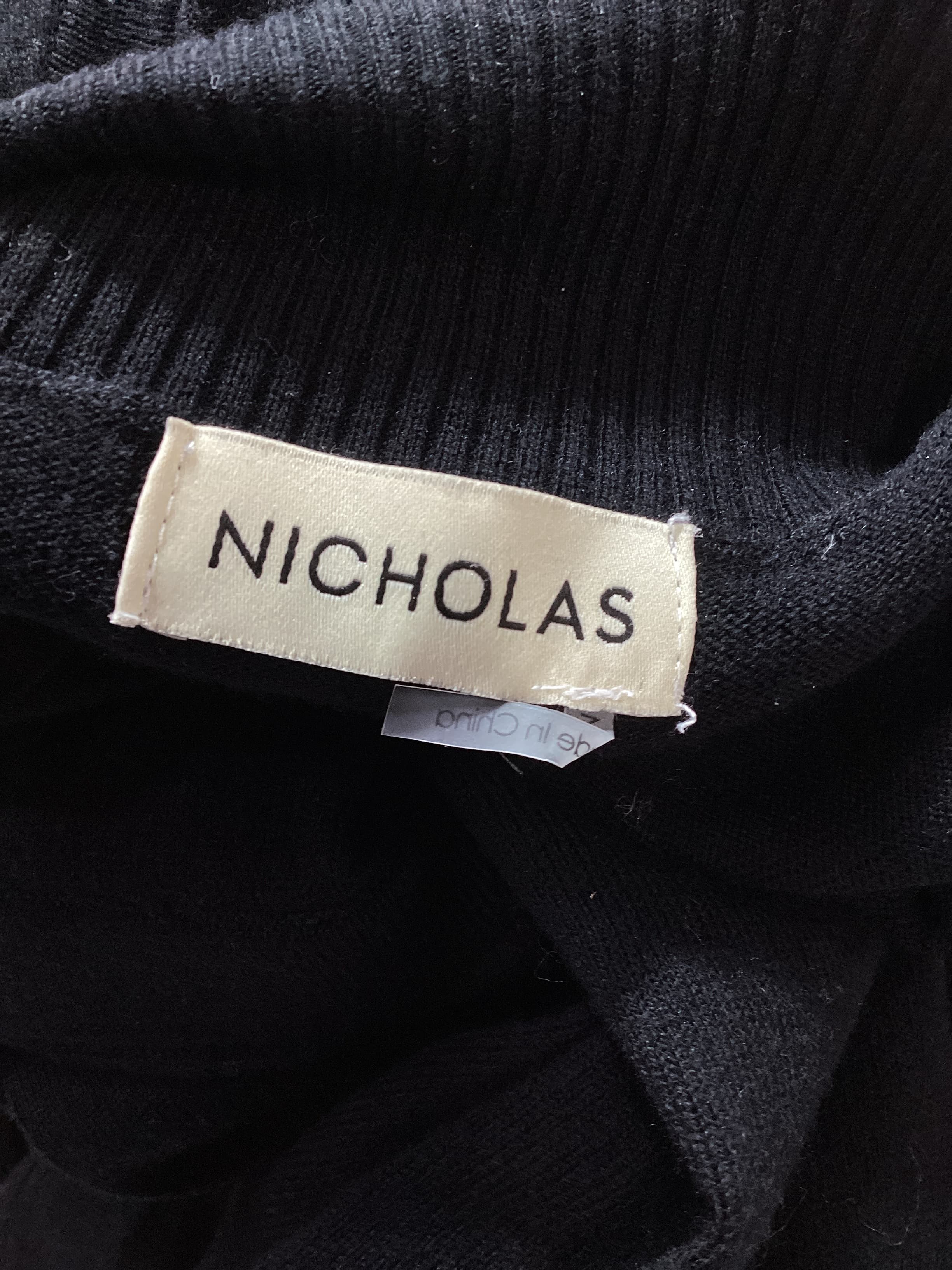 Sakina Hook-Detailed Wool And Cotton-Blend Turtleneck Maxi Dress - Image 4