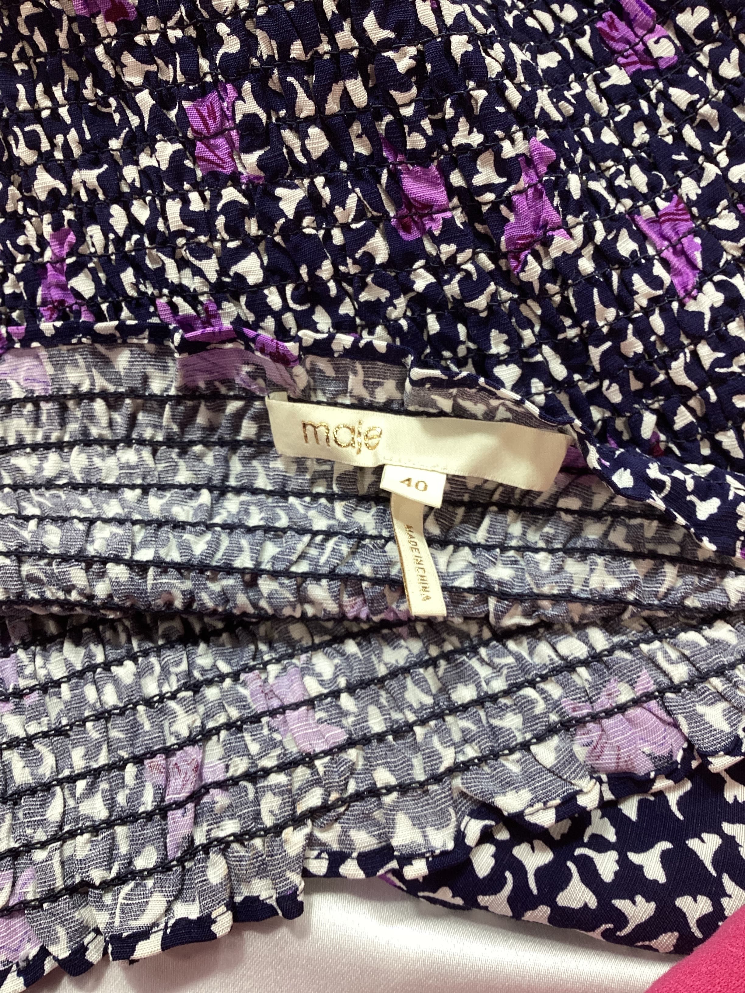 Shirred Floral-Print Crepe Mini Dress - Image 4