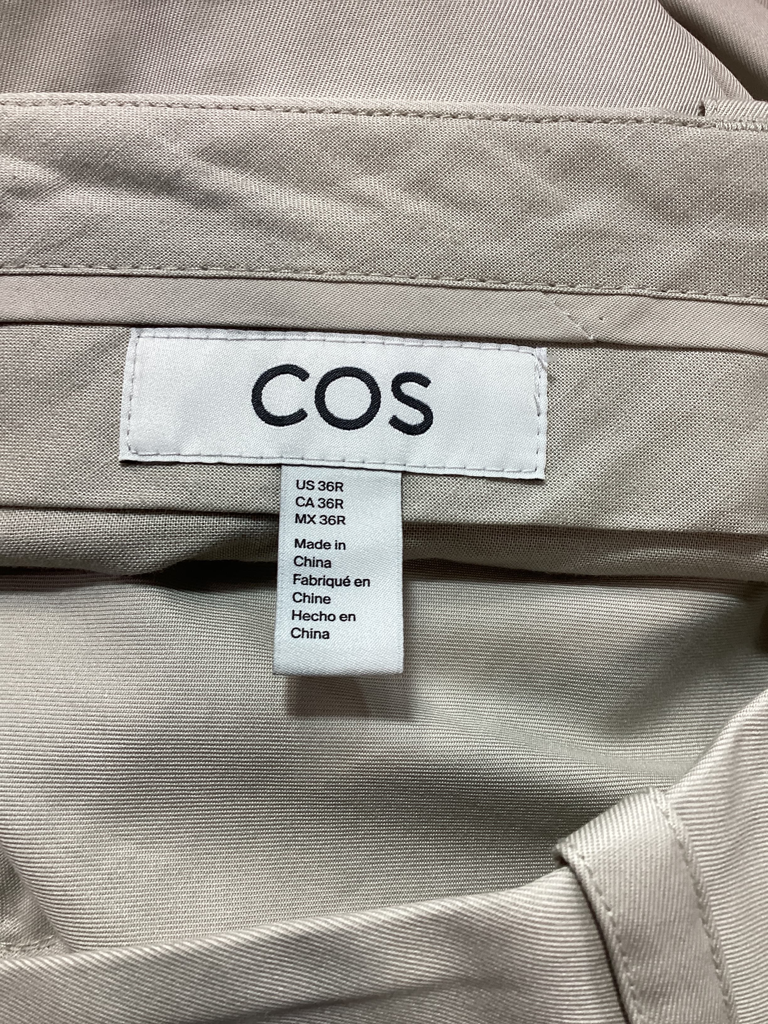 Cropped Straight-Leg Twill Pants - Image 4