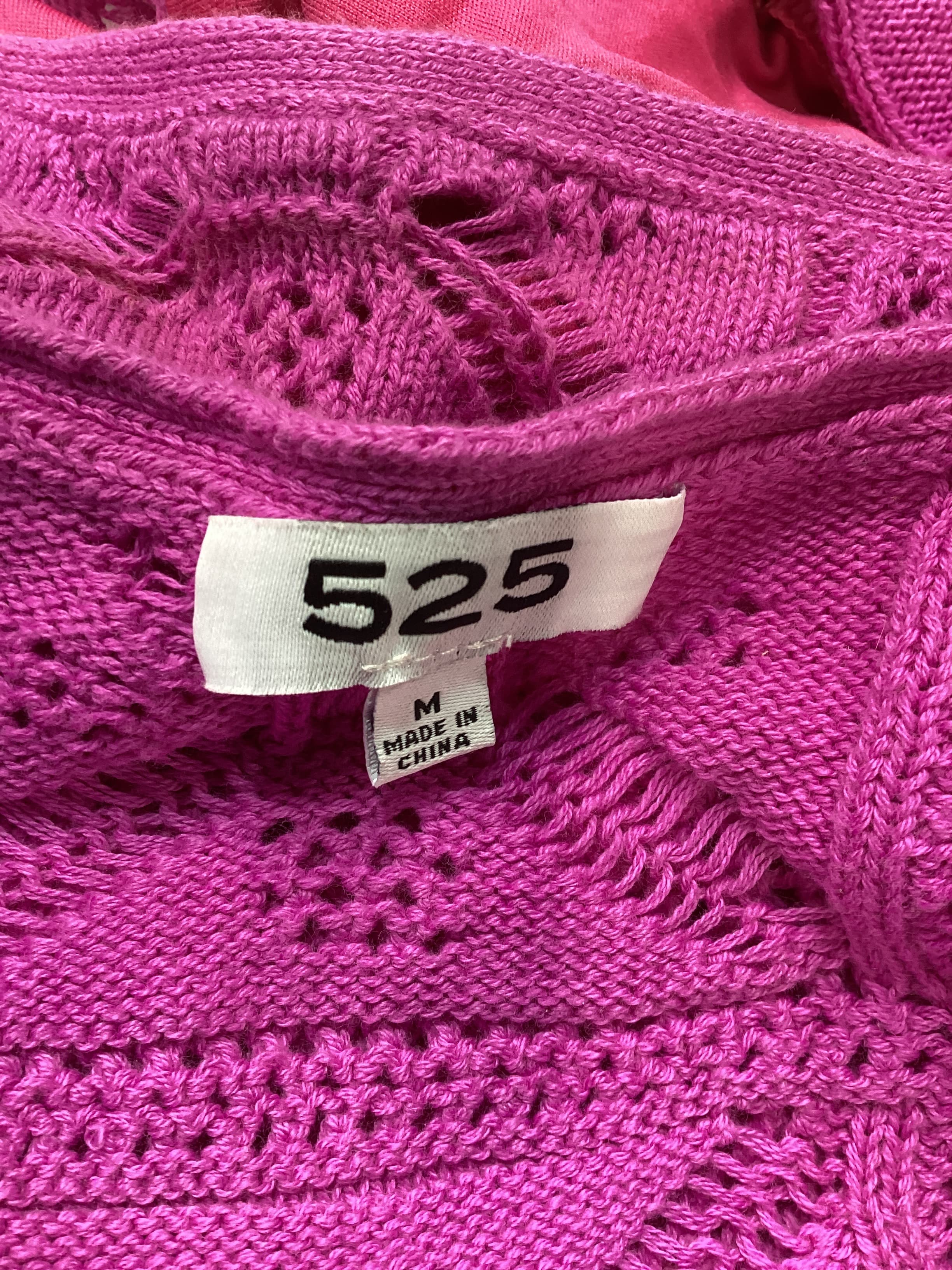 Crochet Halter Tank In Orchid - Image 3