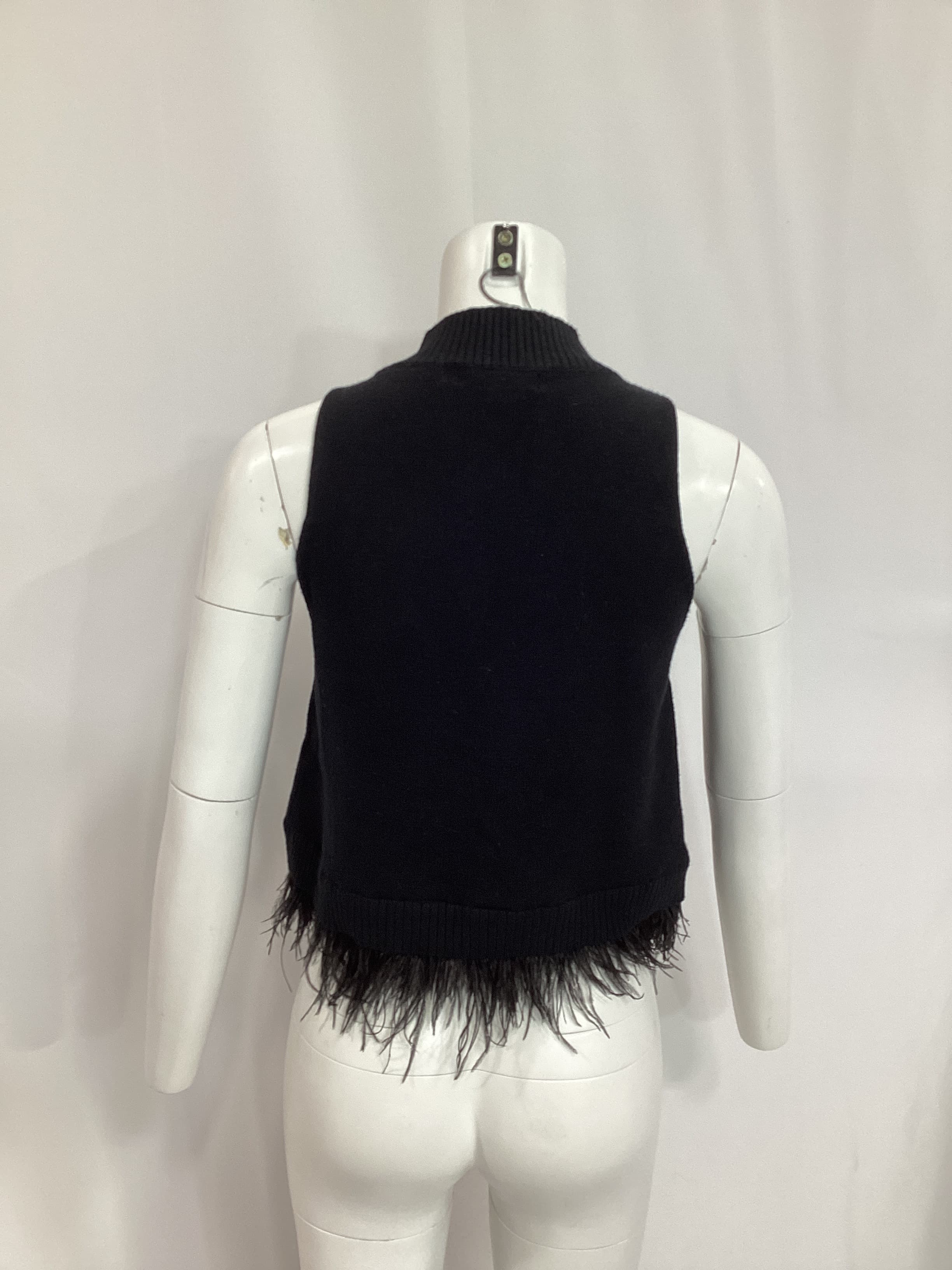 Sunny Marabou Sweater In Black - Image 3