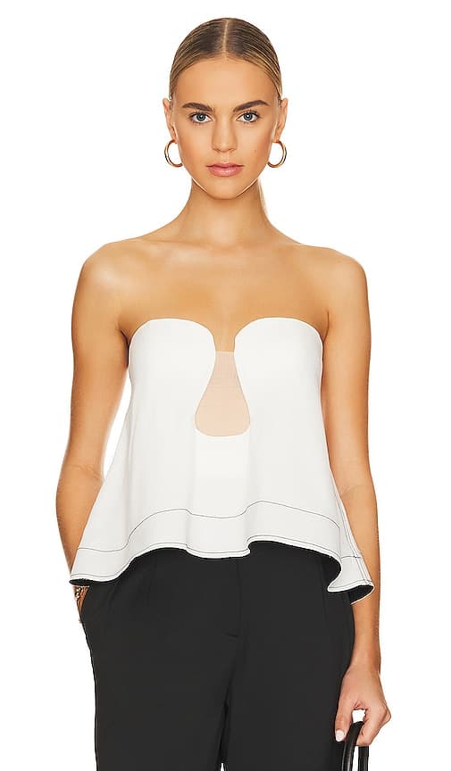 Vera Top In White - Image 1