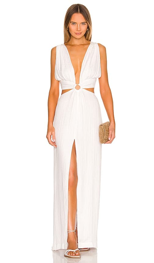 Sara Dress In White - Image 1