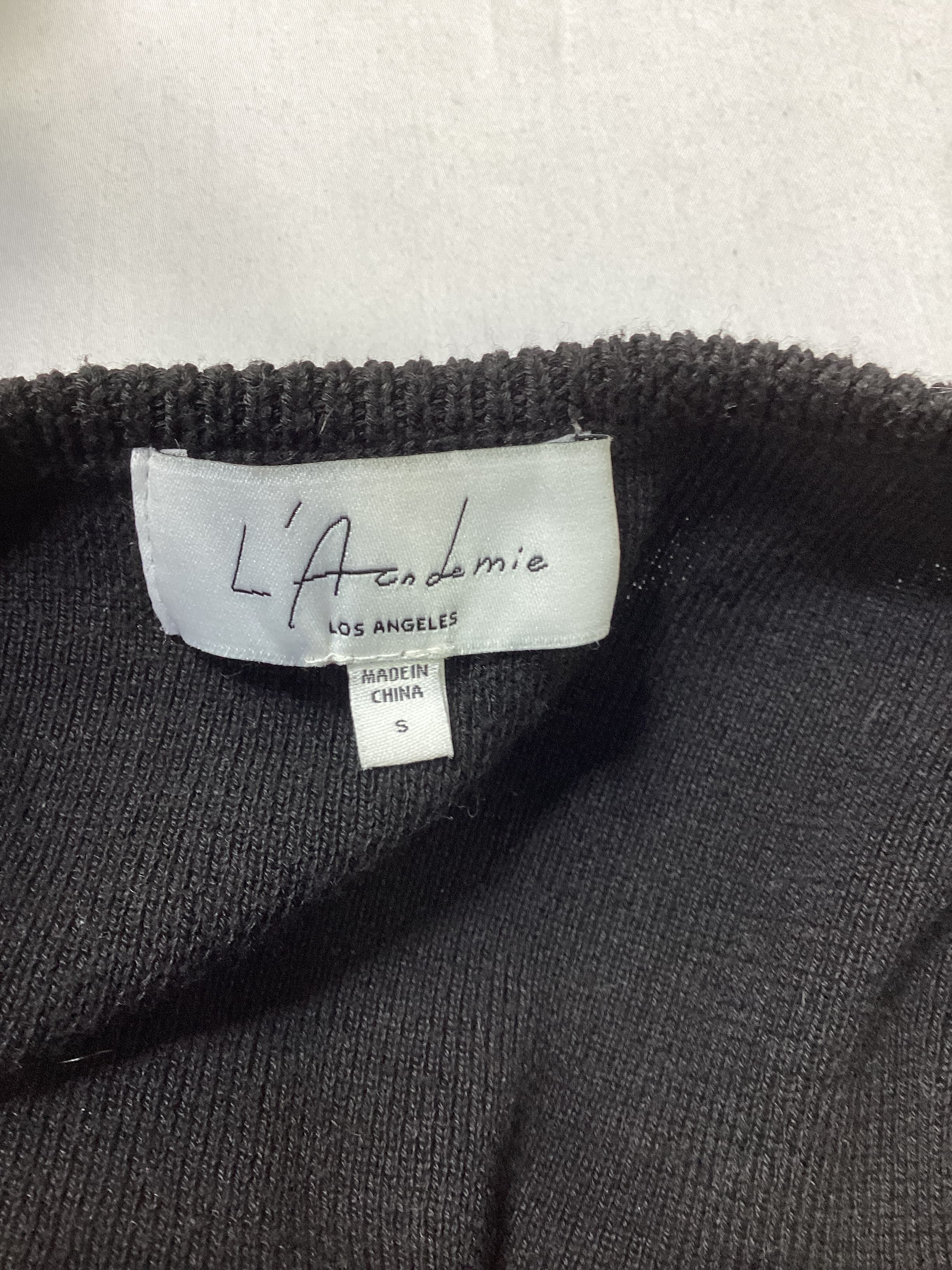 Rory Puff Sleeve Sweater In Black - Image 3