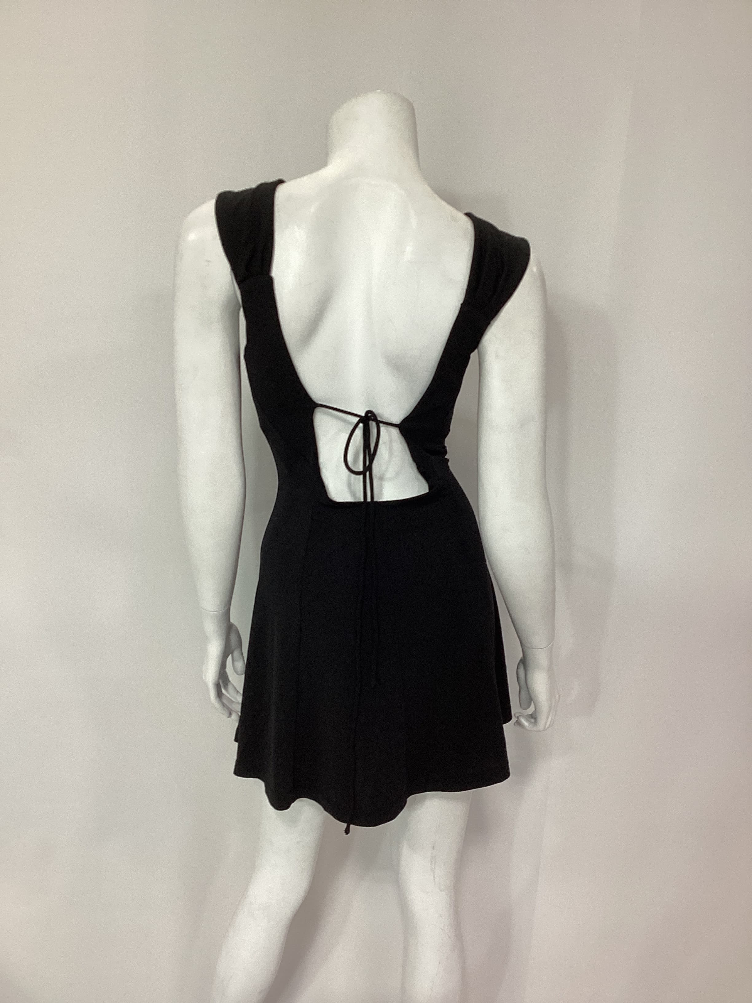 Josette Mini Dress In Black - Image 3