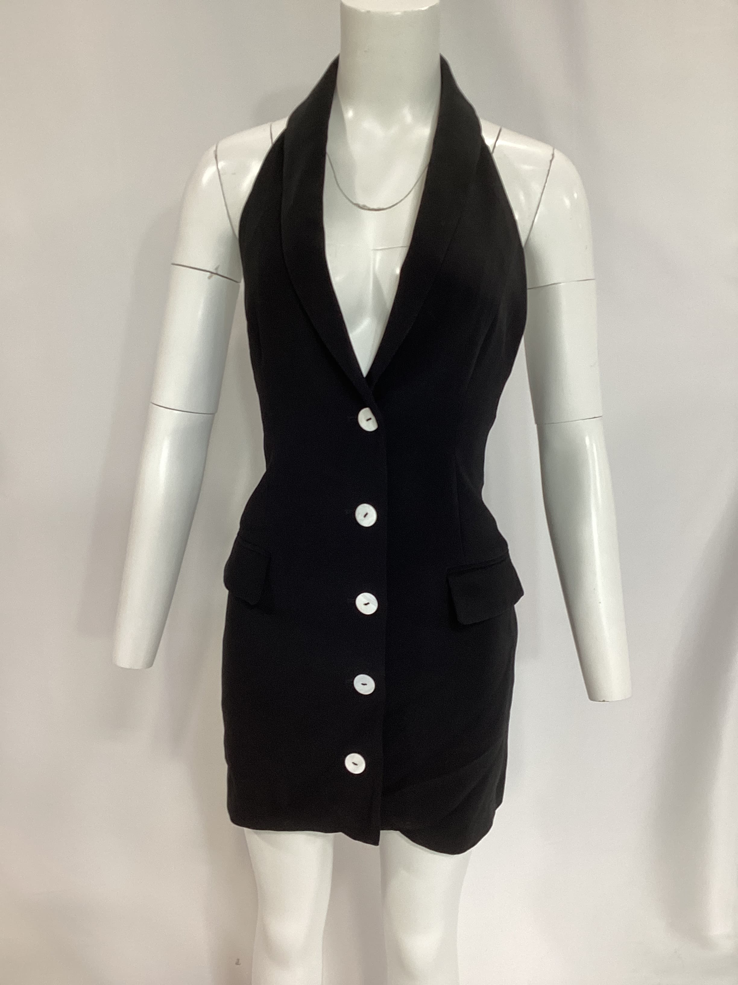 L'academie By Marianna Gulian Vest Dress In Black - Image 3