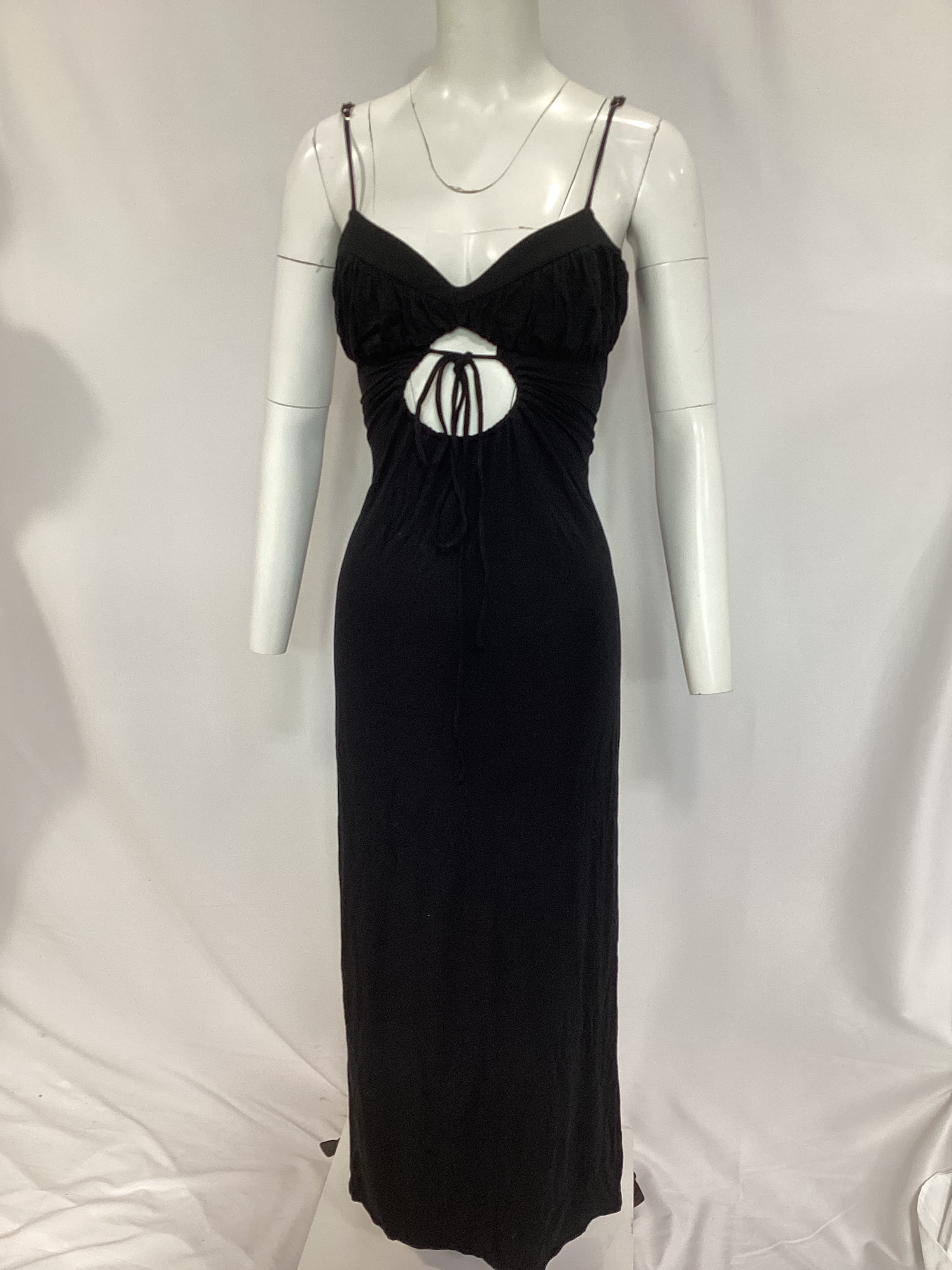 Viola Maxi Dress In Black - Image 2