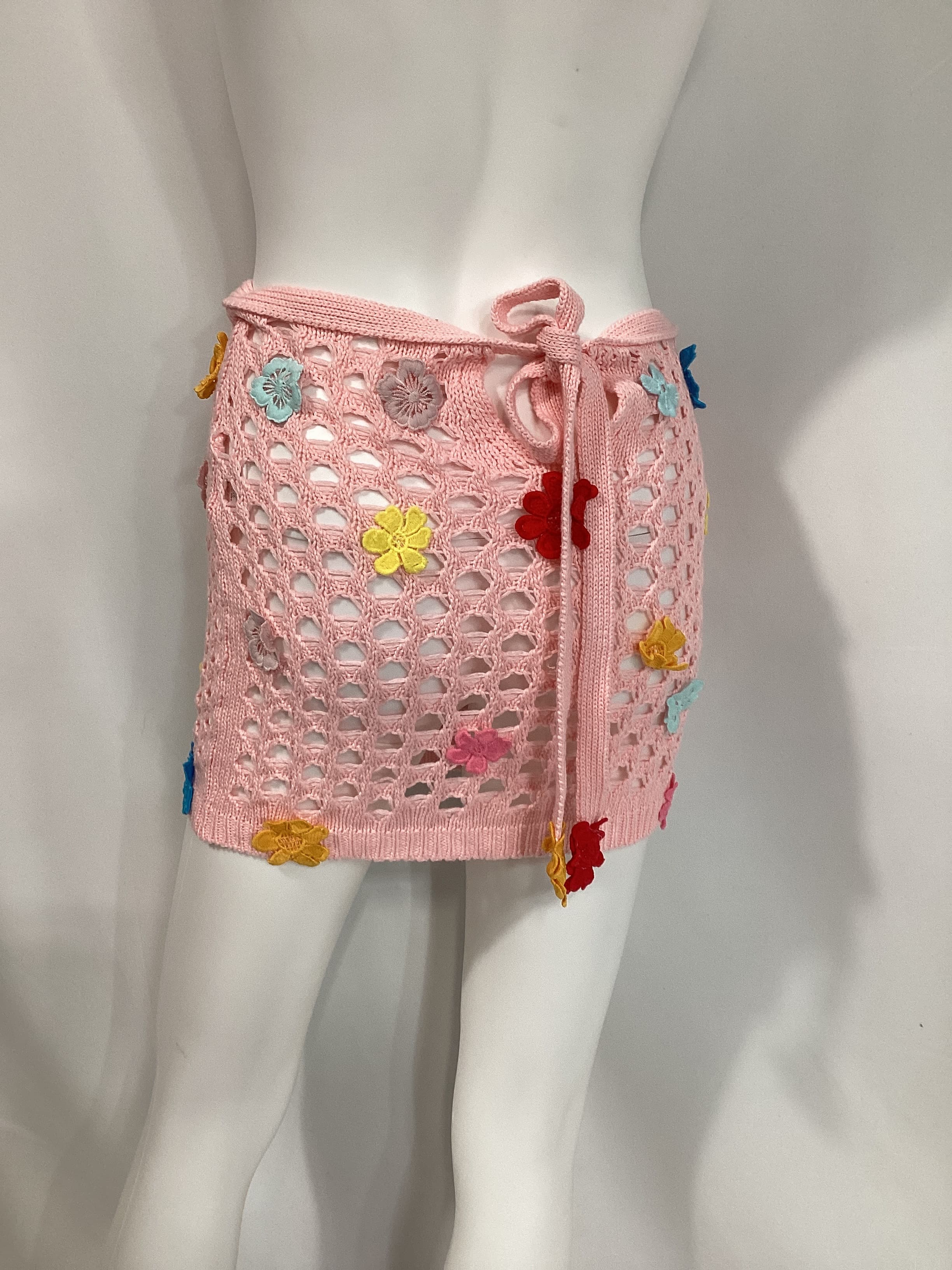 Flower Power Skirt In Pink - Image 2