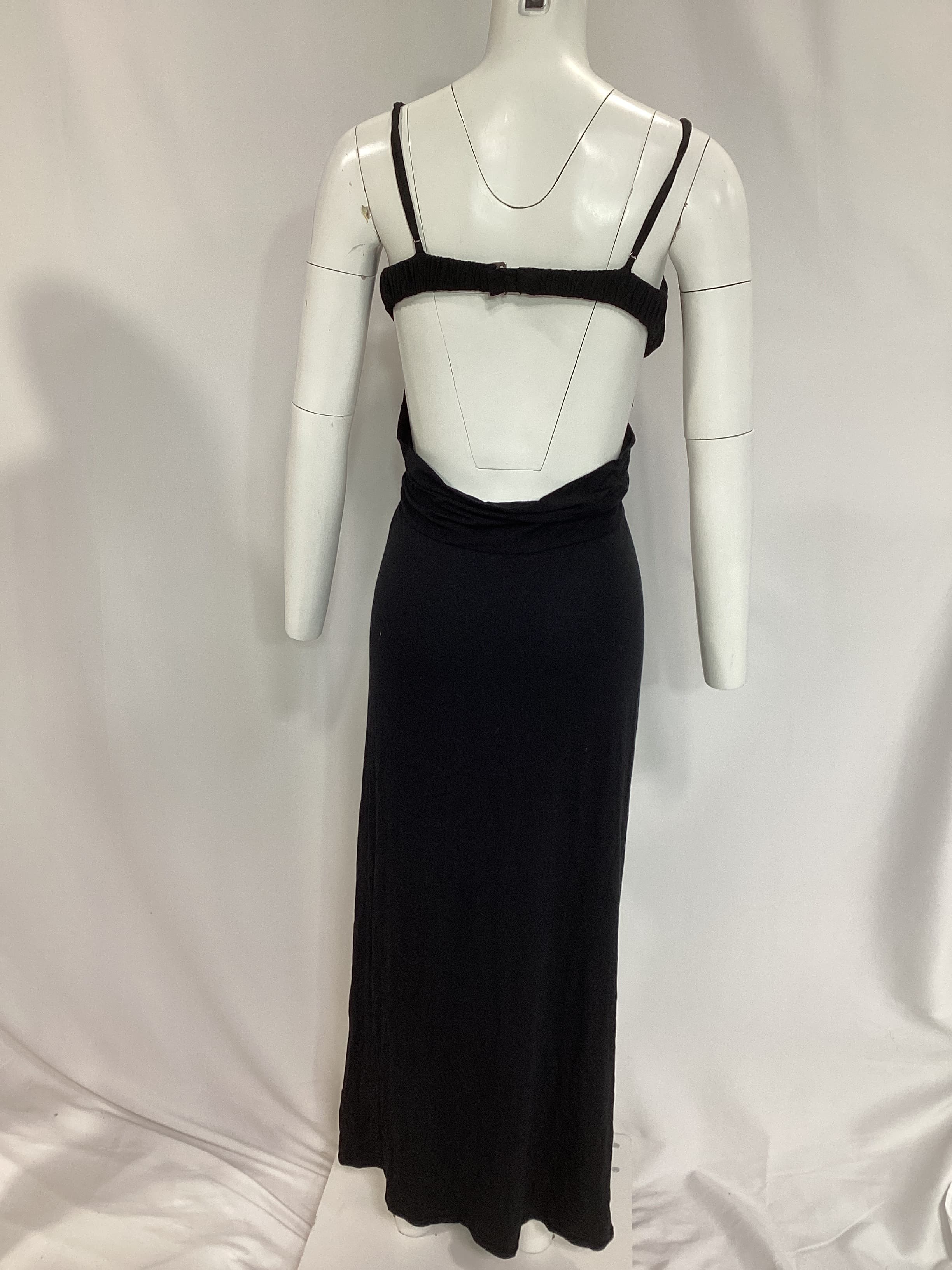 Viola Maxi Dress In Black - Image 4