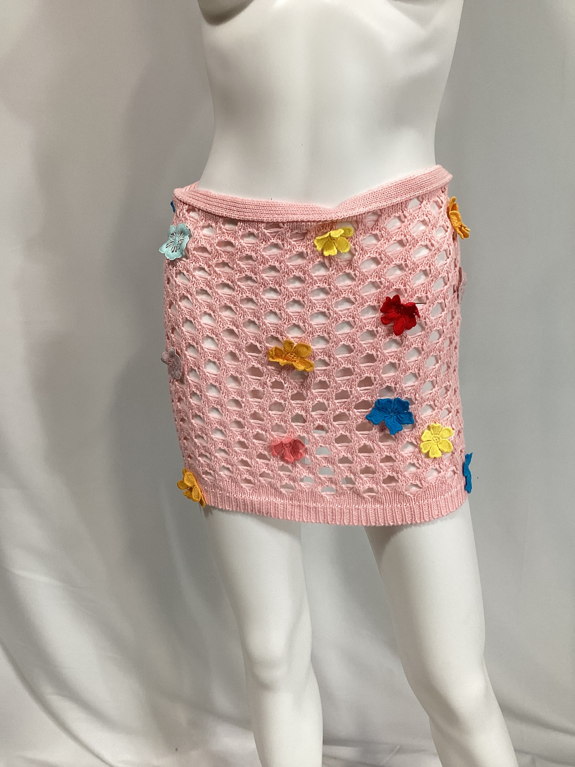 Flower Power Skirt In Pink - Image 4
