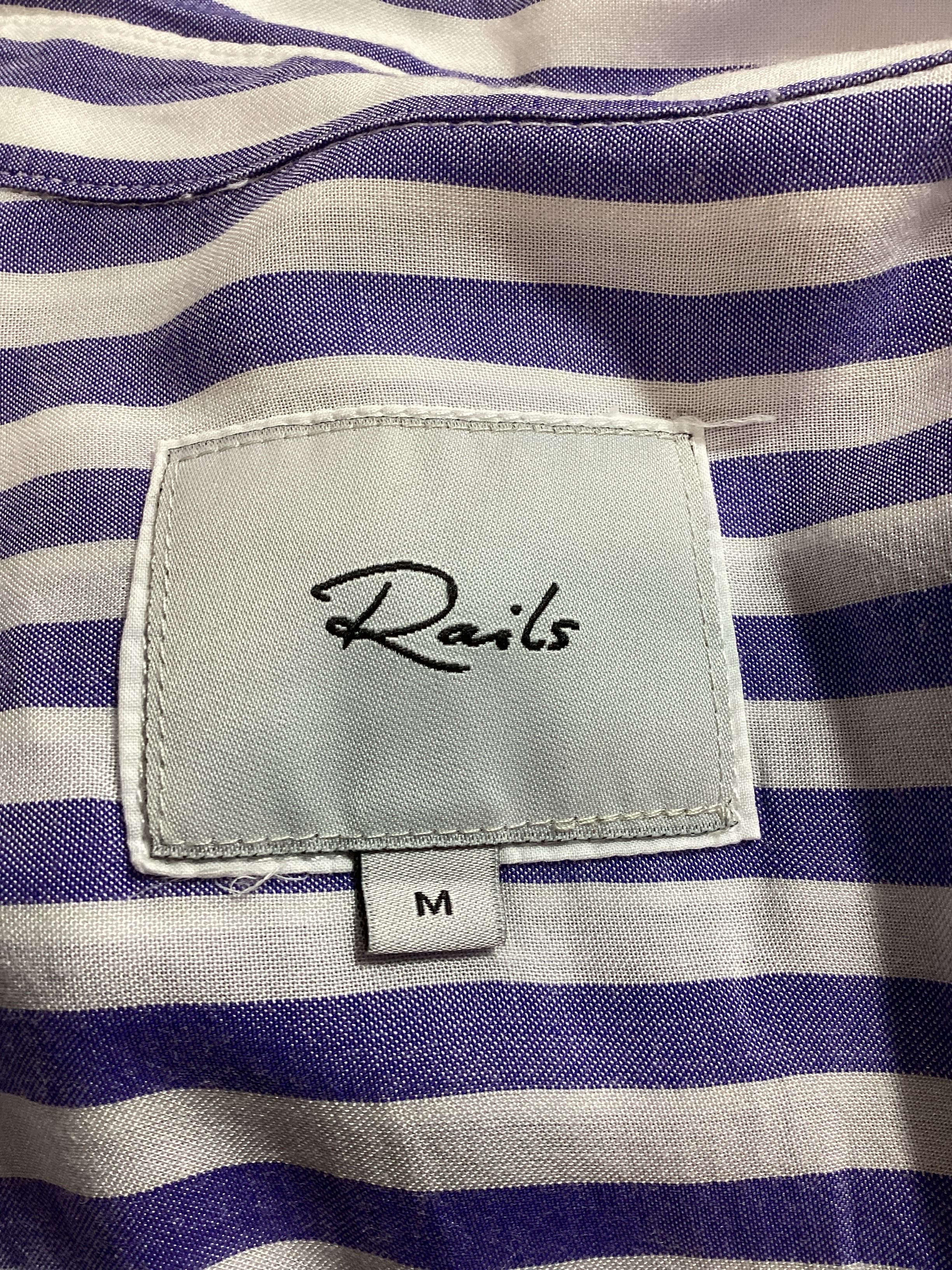 Bella Top In Blue White Stripe - Image 2