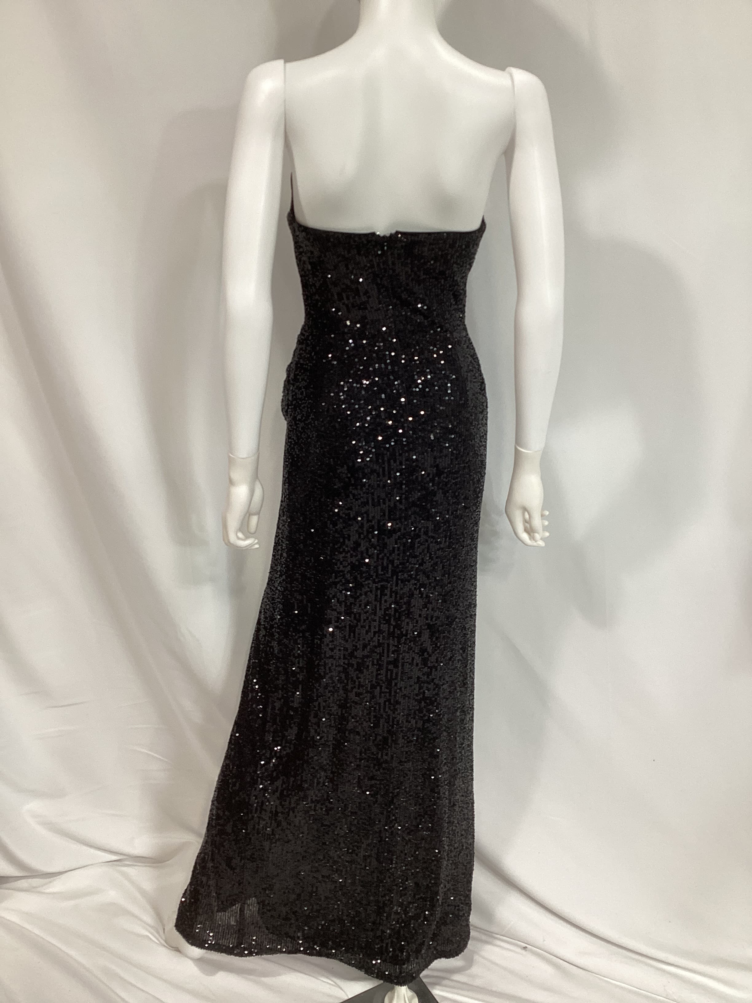 Adonis Maxi Dress In Black - Image 2