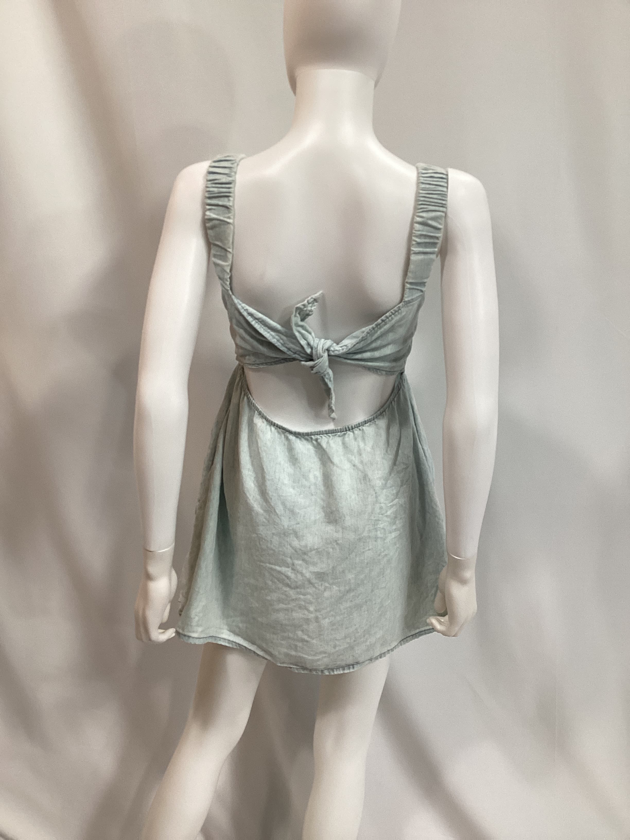 Tana Babydoll Dress In Shore - Image 2