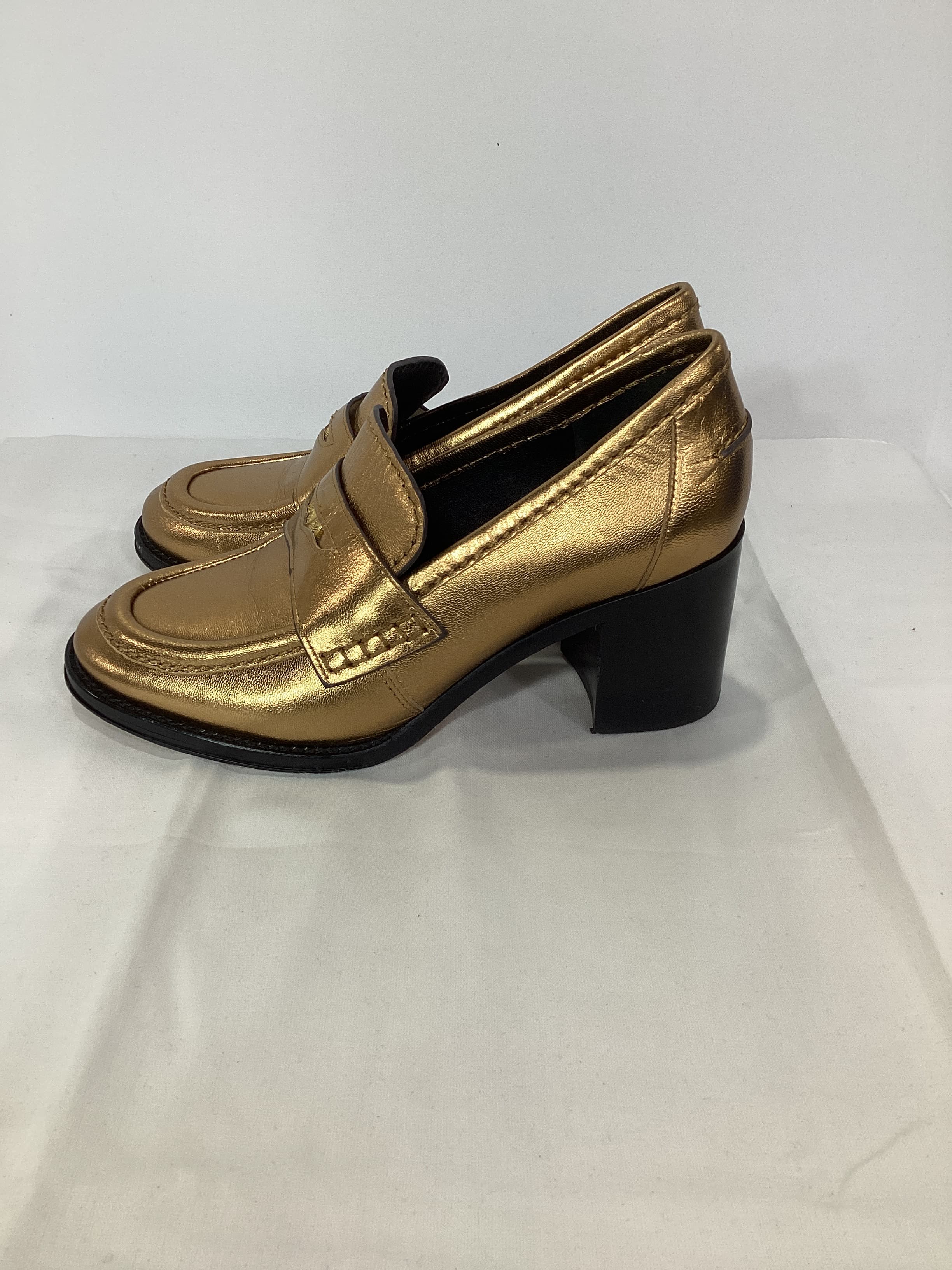 Penny Leather Loafer Heel - Image 2