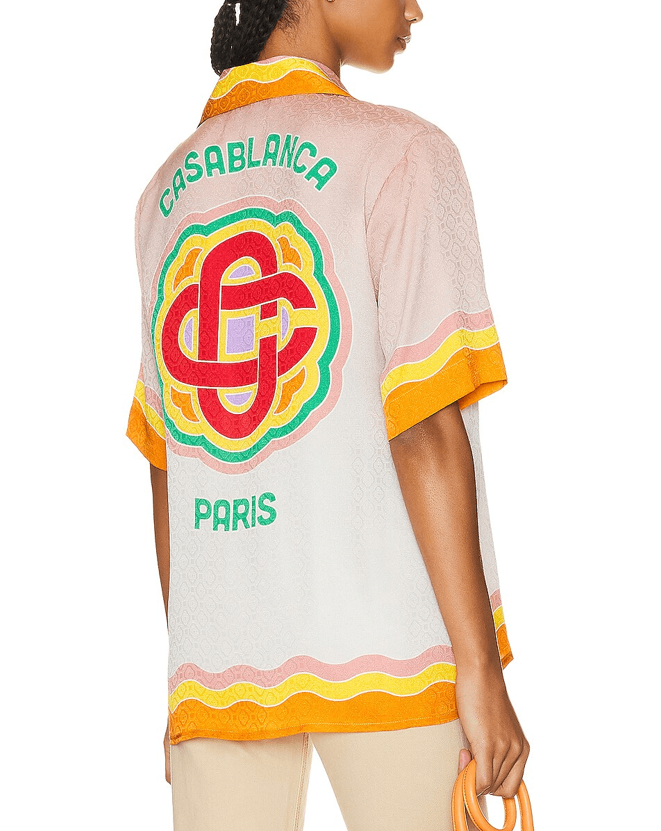 Silk Short Sleeve Shirt - Image 1