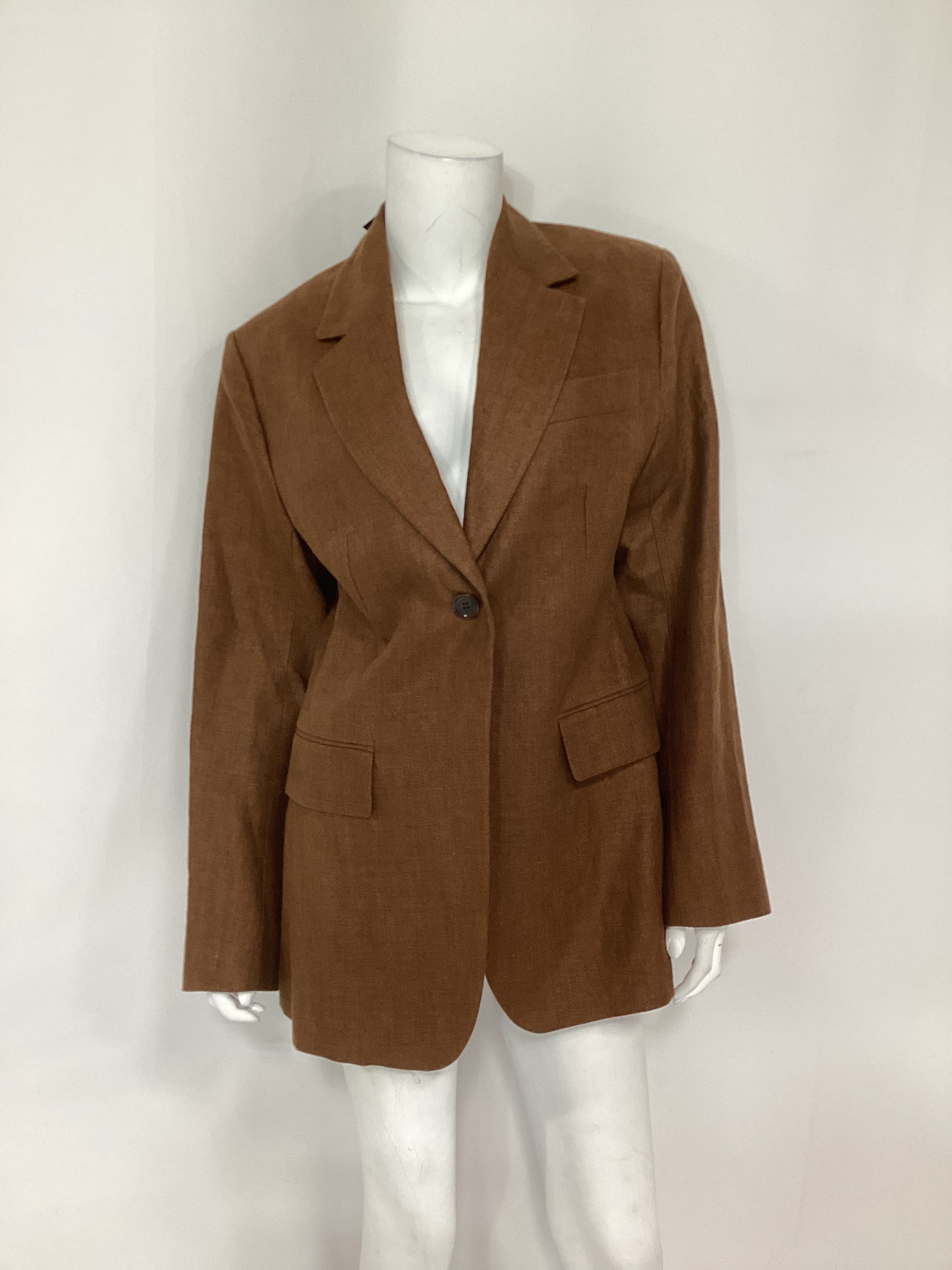 Isola Hourglass Linen Blazer - Image 3