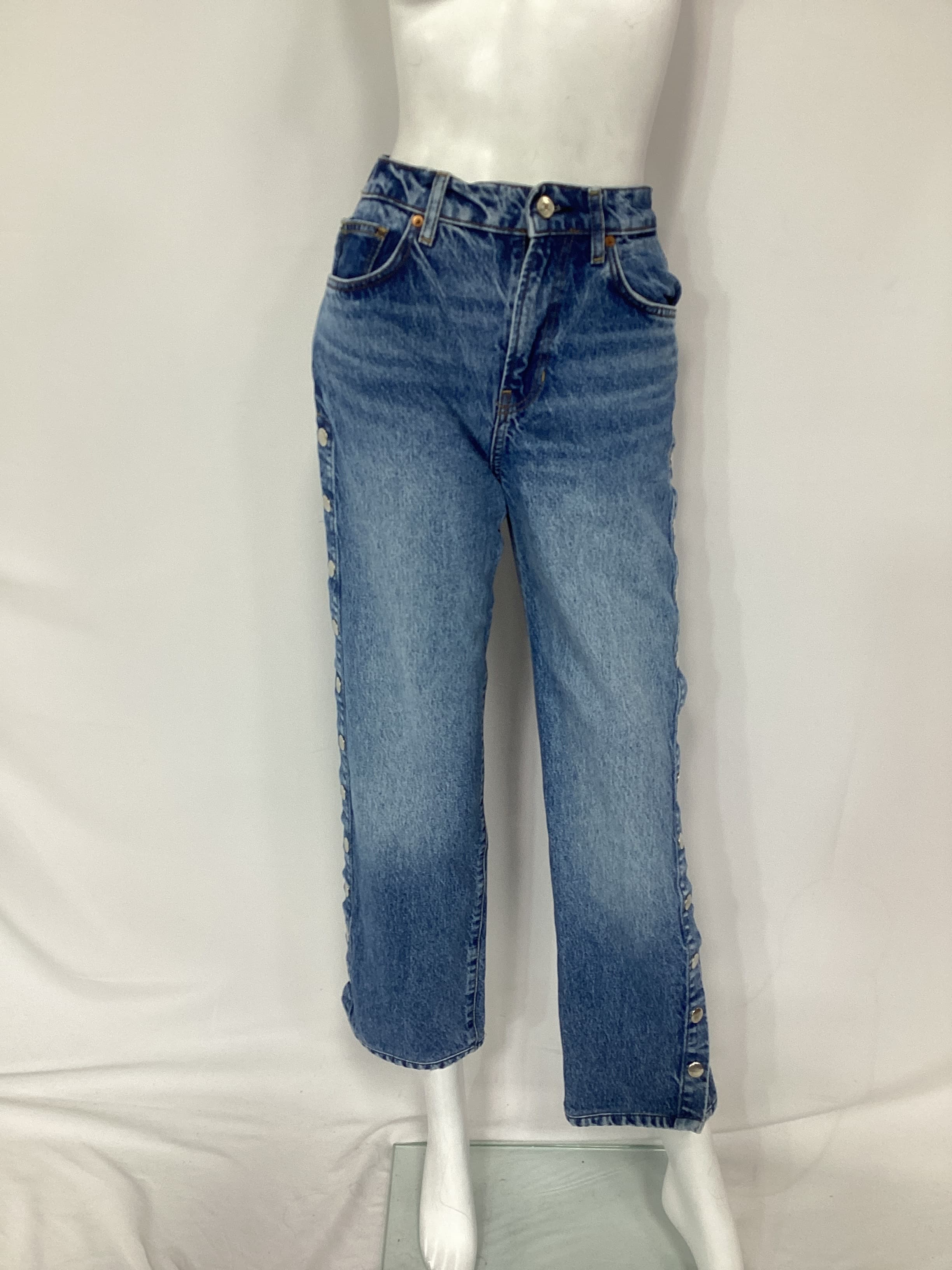 Val 90s Mid Rise Straight Jeans - Image 2