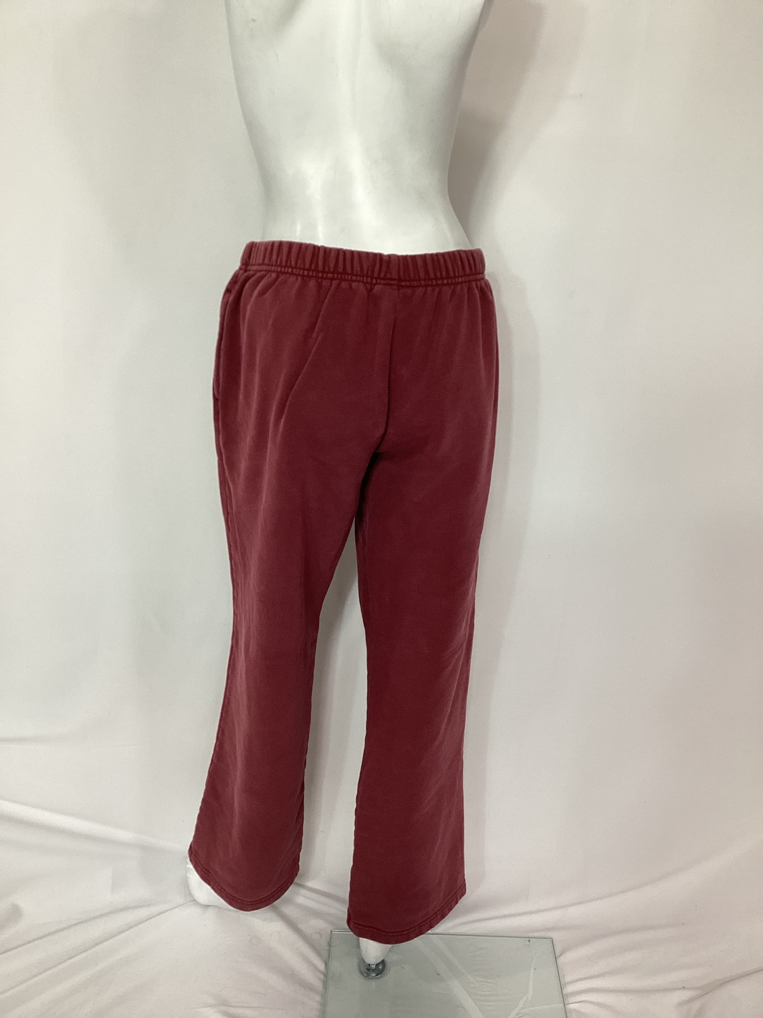 Champion X Danielle Guizio Reverse Weave Flare Sweatpants In Sun Dye Sepia Red - Image 2