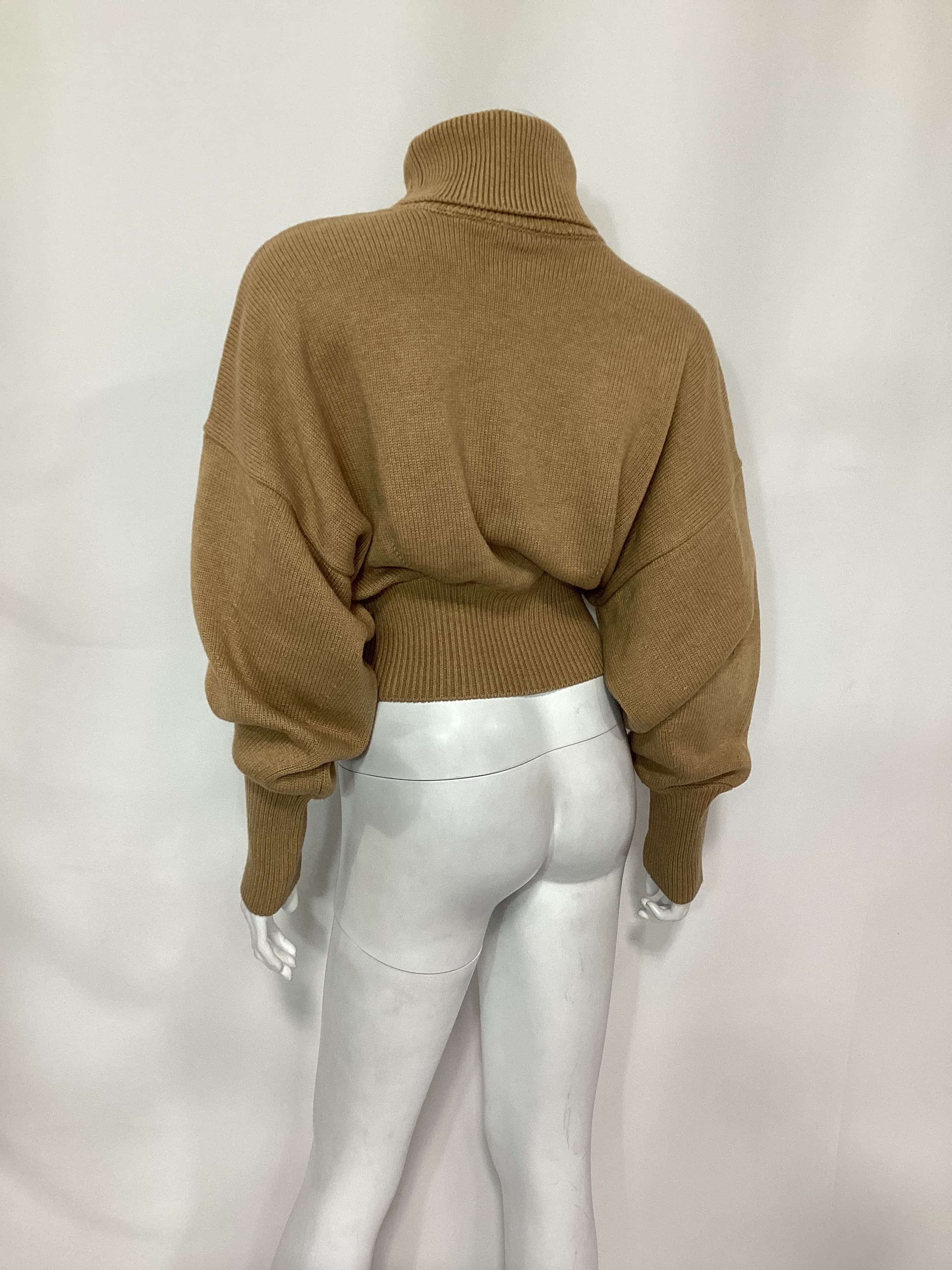 Jovany Turtleneck Sweater In Camel - Image 3