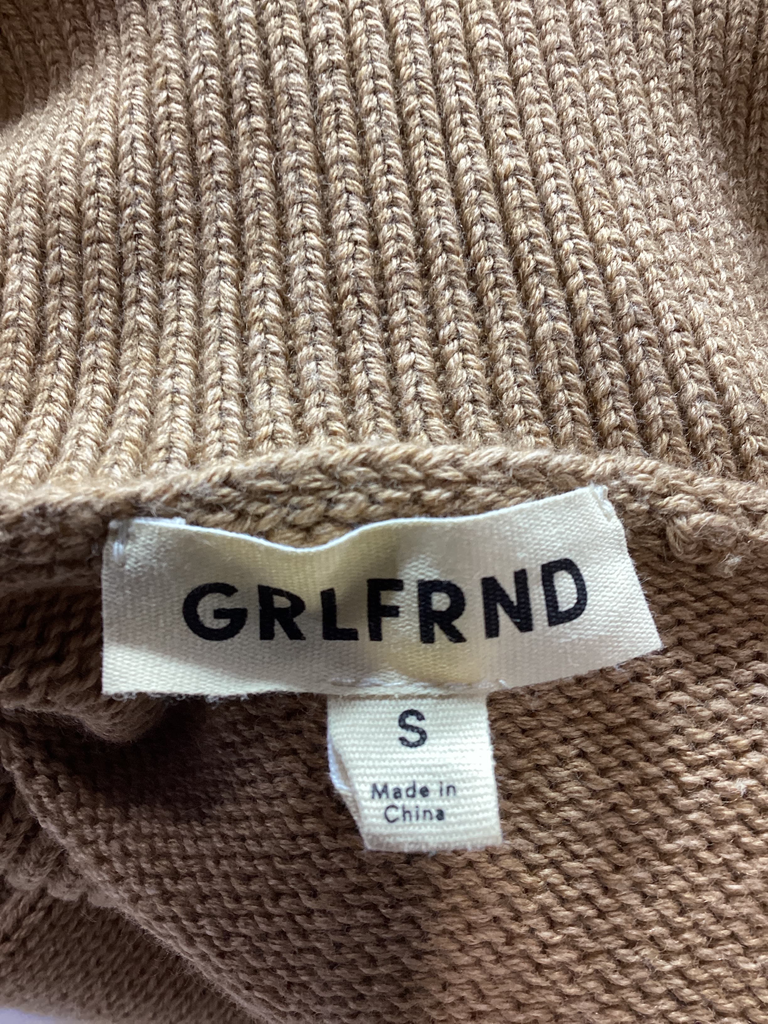 Jovany Turtleneck Sweater In Camel - Image 4