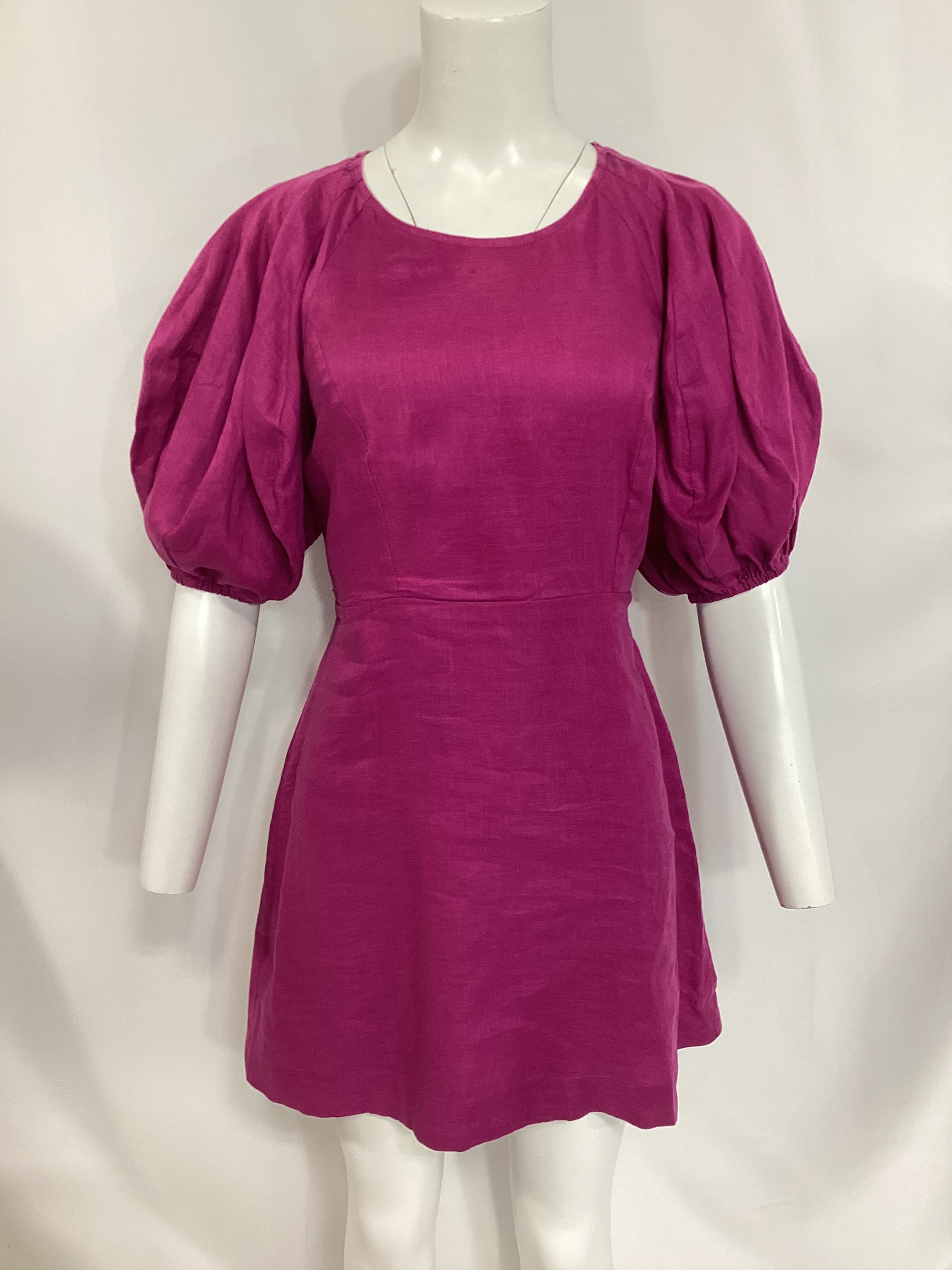 Mai Mini Dress In Magenta - Image 2