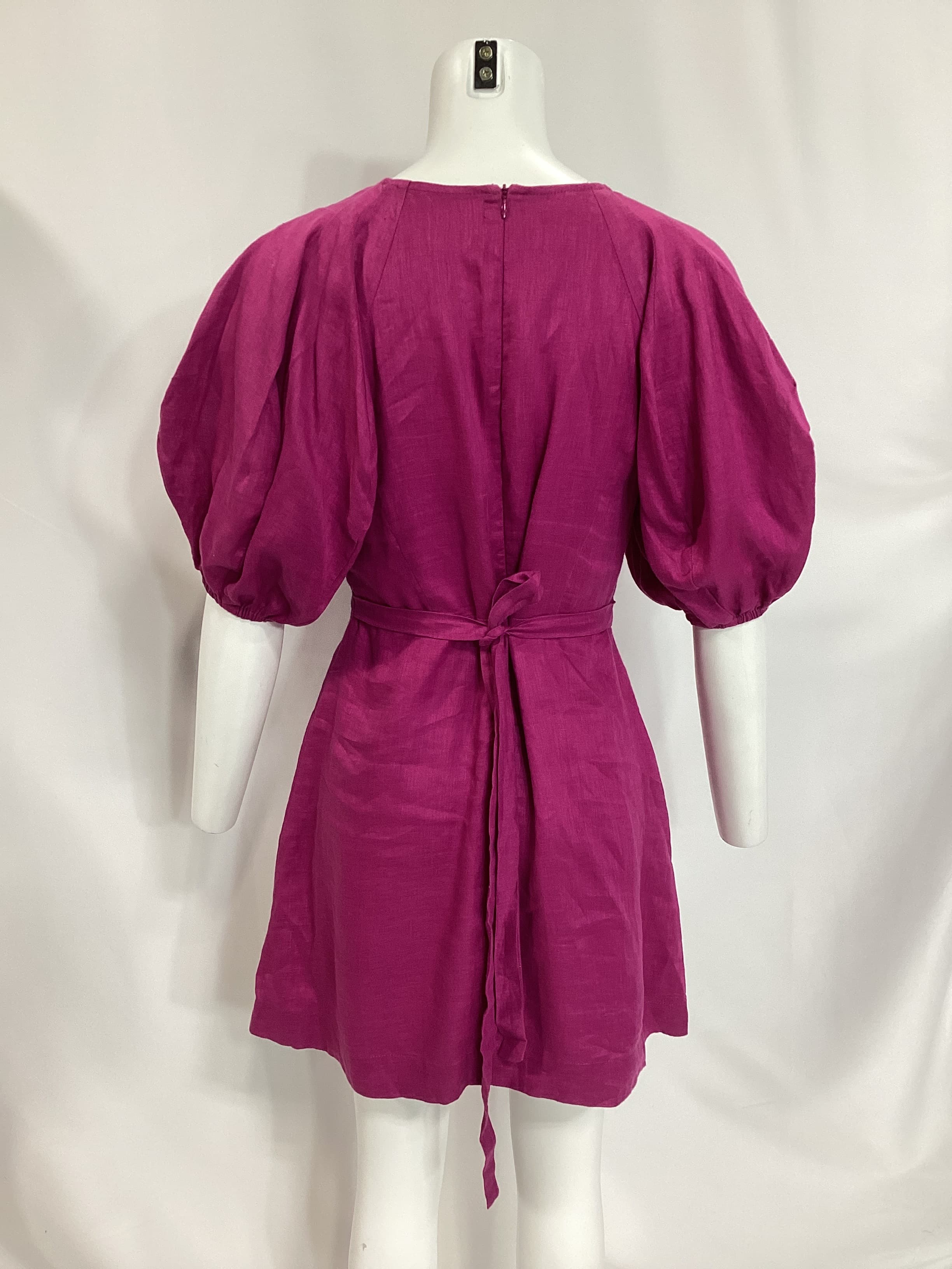 Mai Mini Dress In Magenta - Image 3