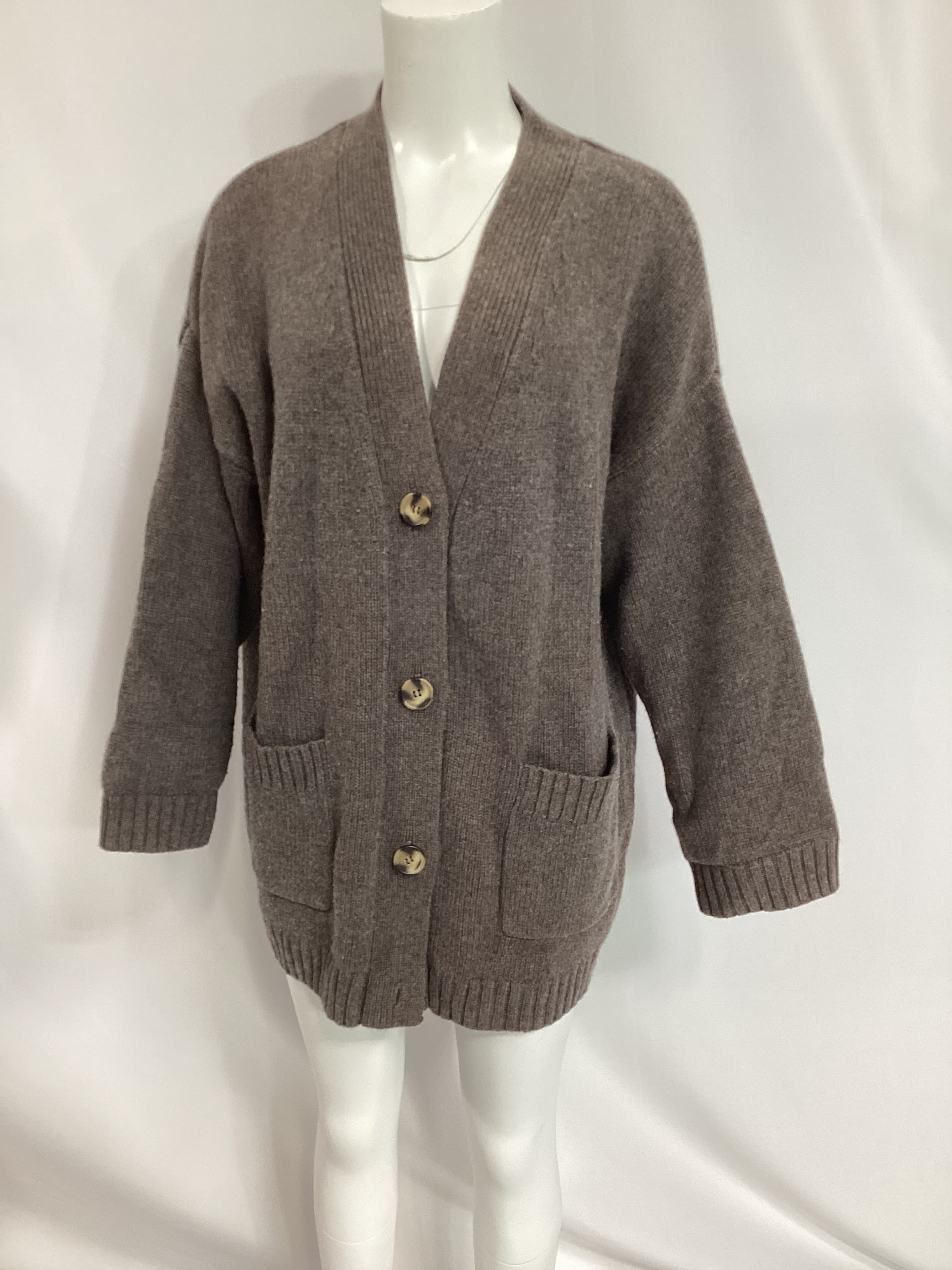 Tania Cardigan In Brown - Image 3