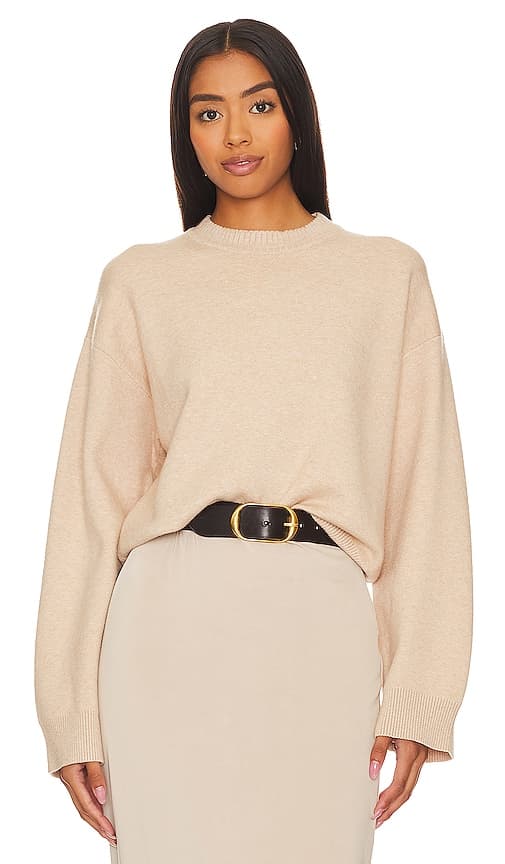Becky Sweater In Oatmeal - Image 1