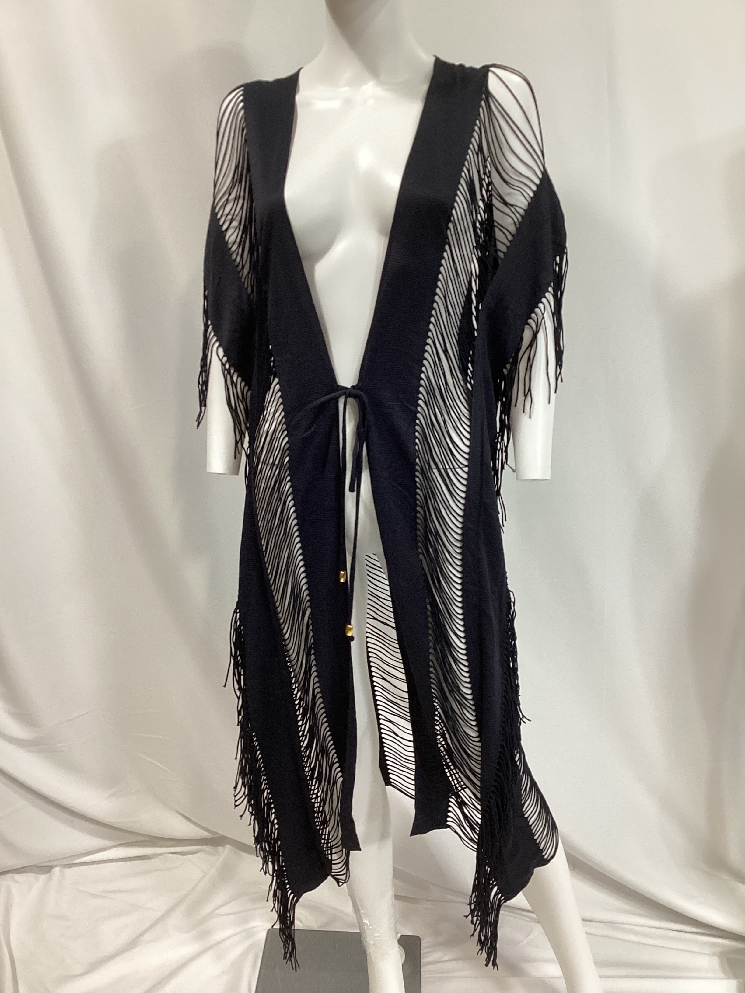 Monique Tie Kimono In Midnight - Image 2