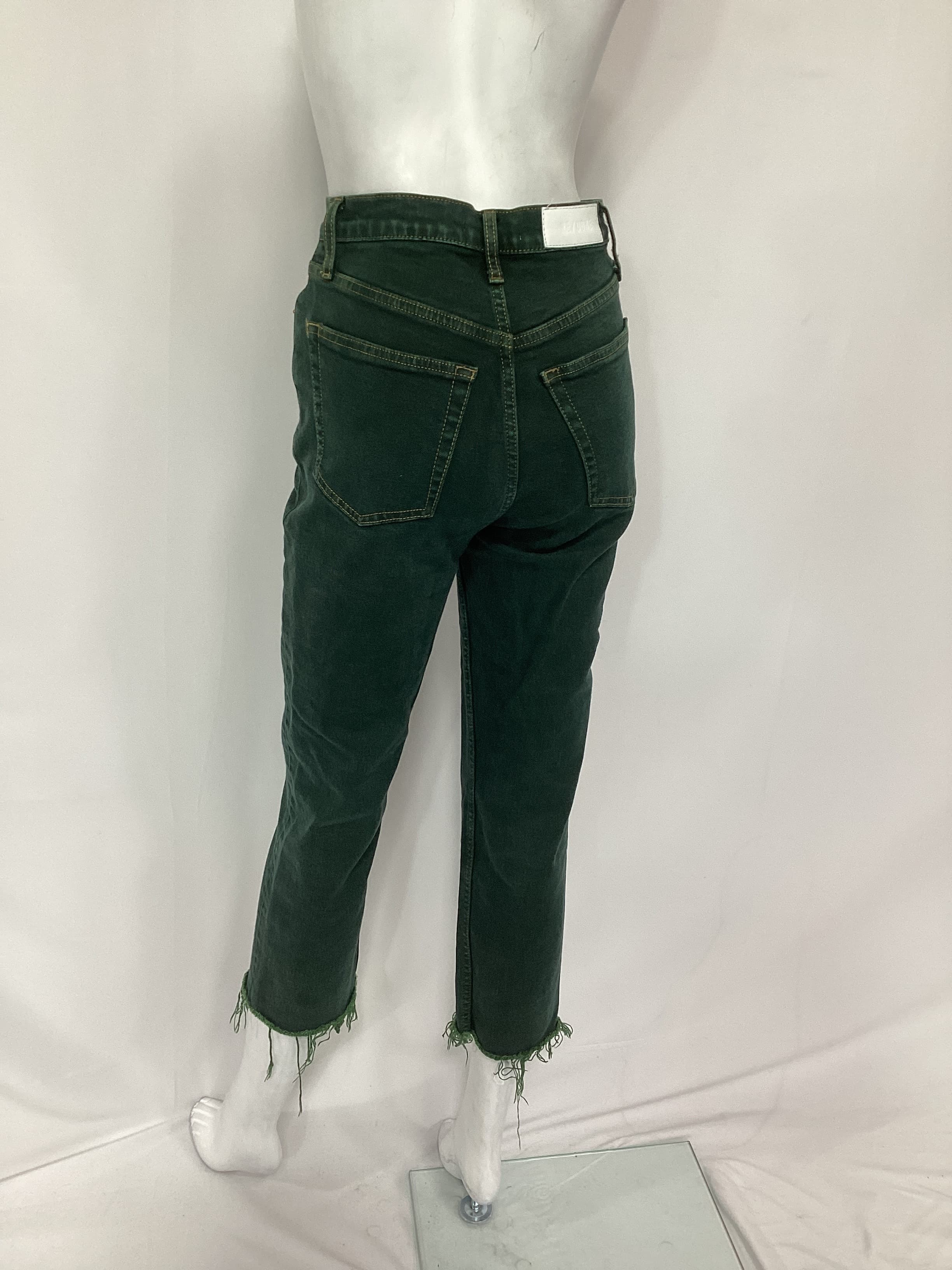 Originals 70's Ultra High Rise Stove Pipe In Washed Evergreen - Image 3