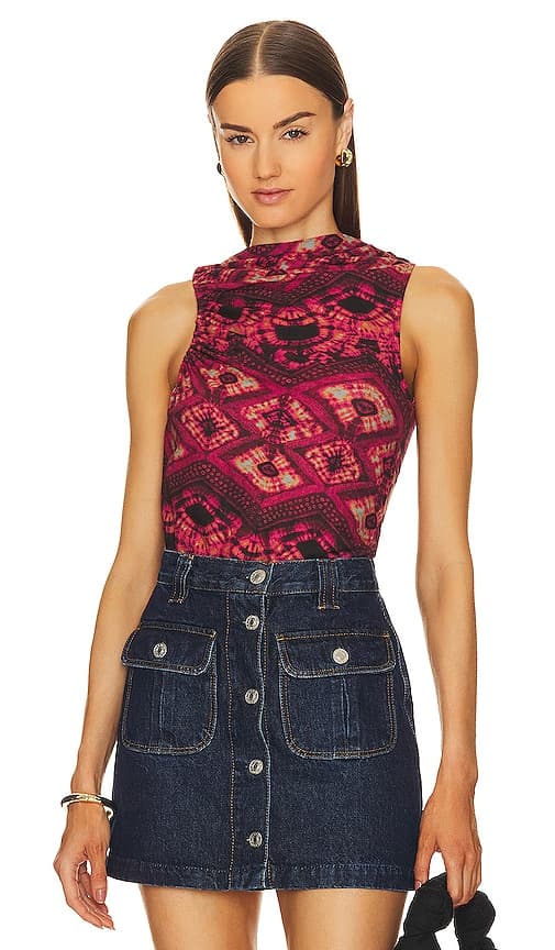 Fia Top In Wild Rose - Image 1