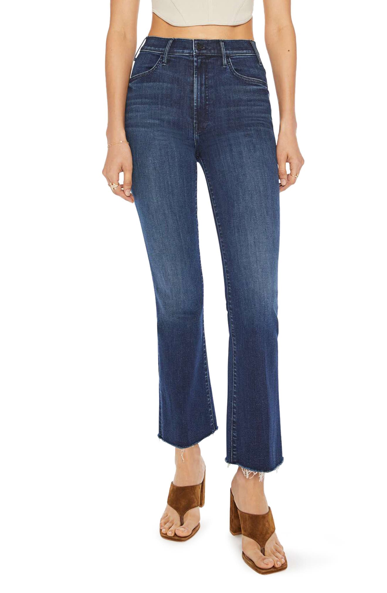 The Hustler Fray Ankle Bootcut Jeans - Image 1