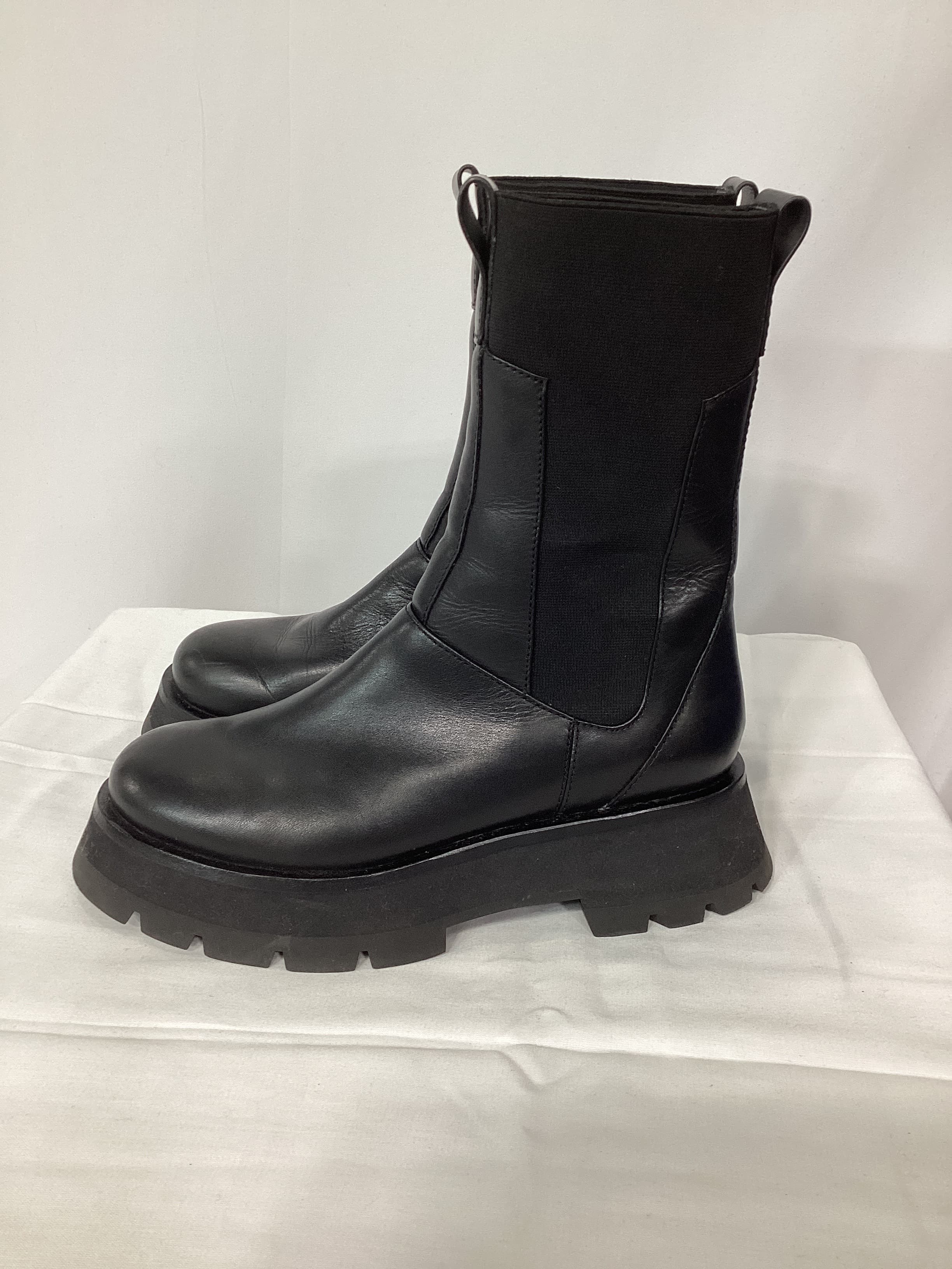 Kate Lug Sole Combat Boots - Image 2