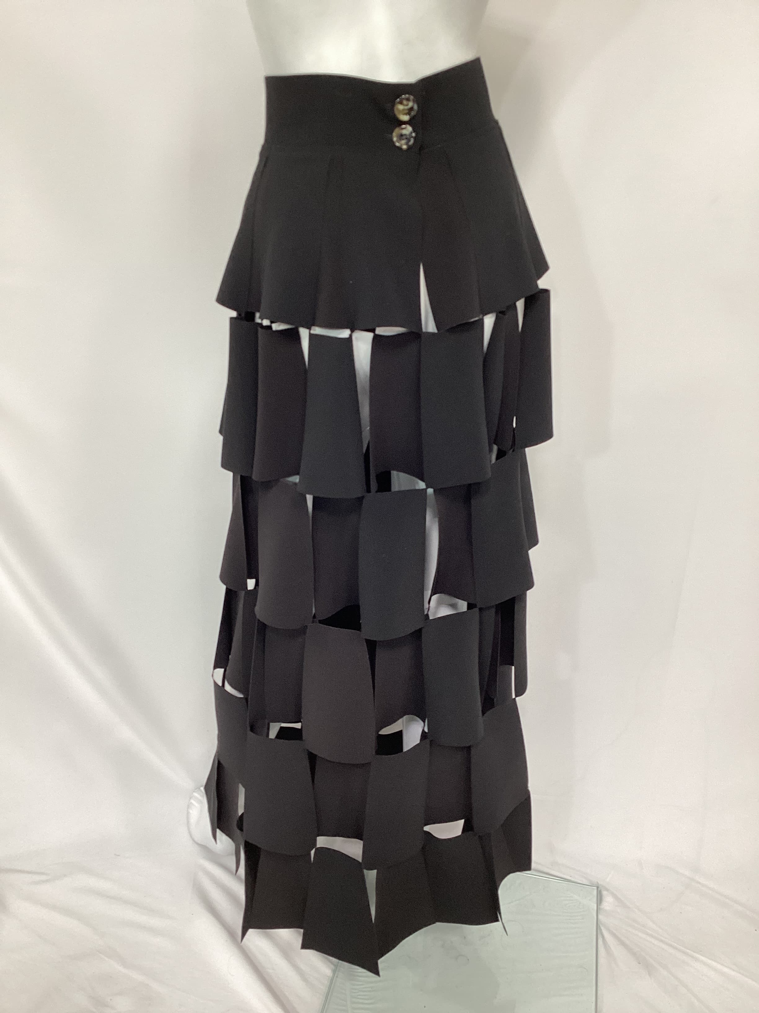 Cutout-Ruffle Maxi Skirt - Image 3