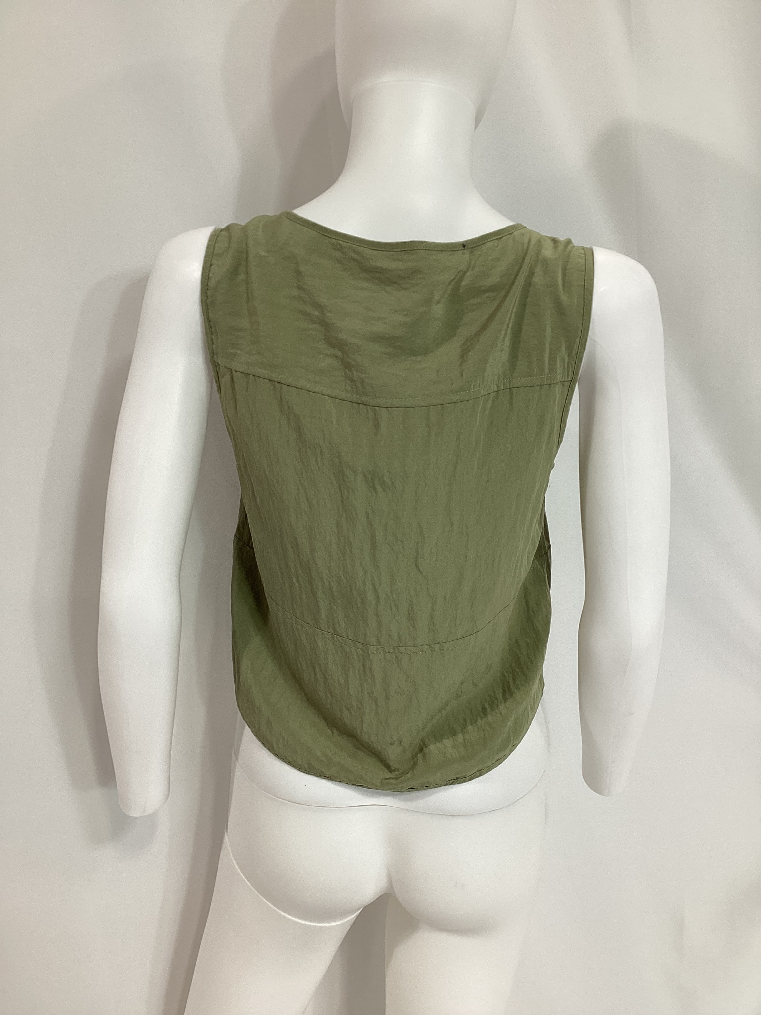 Sojinita Cargo Vest Top In Sage - Image 2