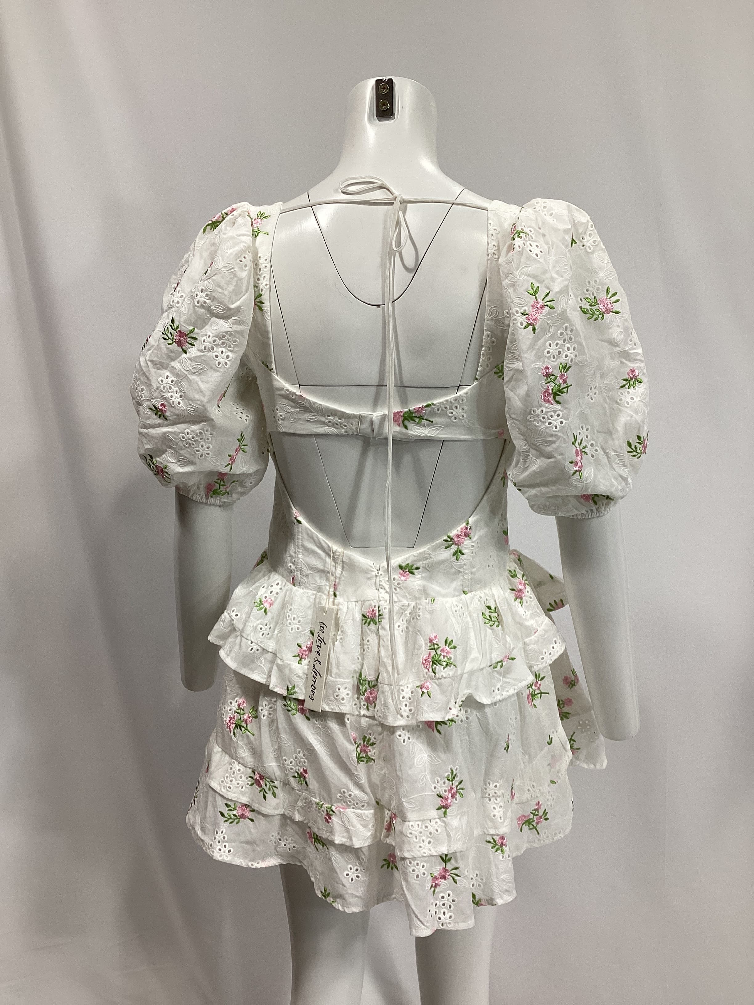 Kinsley Mini Dress In White - Image 2