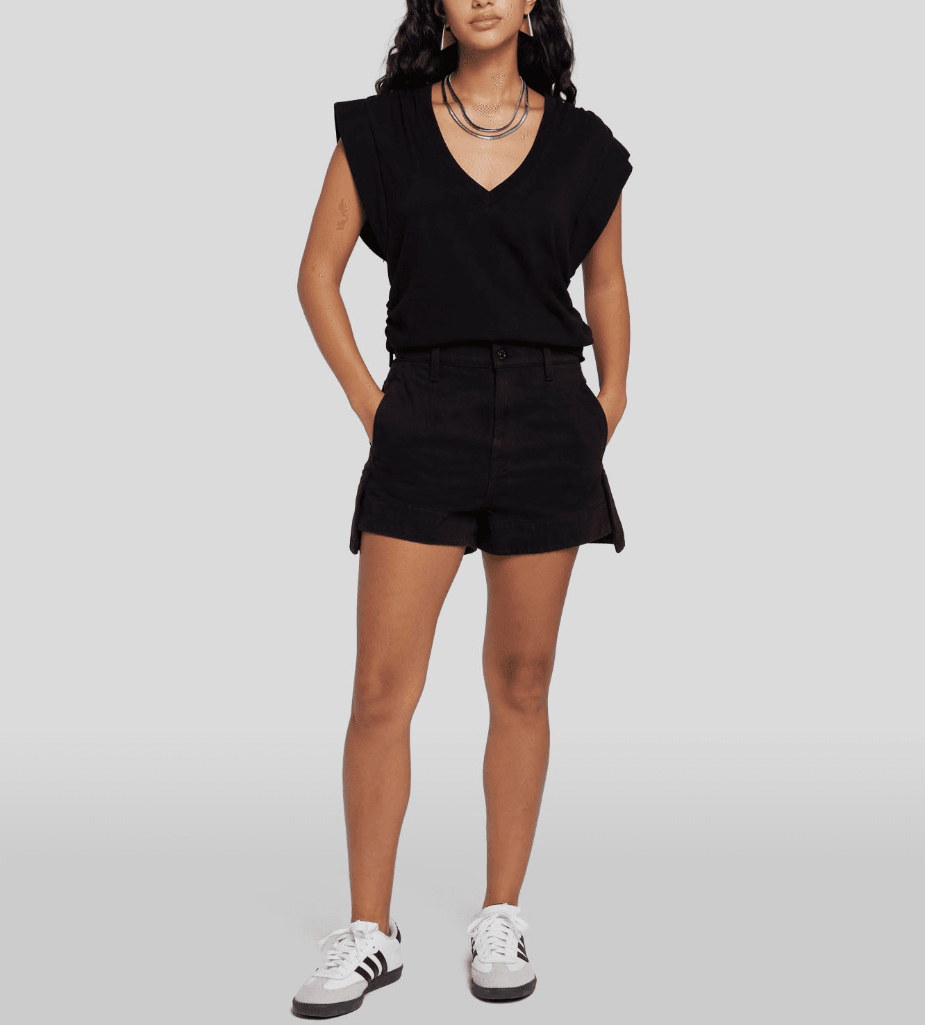 Denim Tailored Short - Image 1