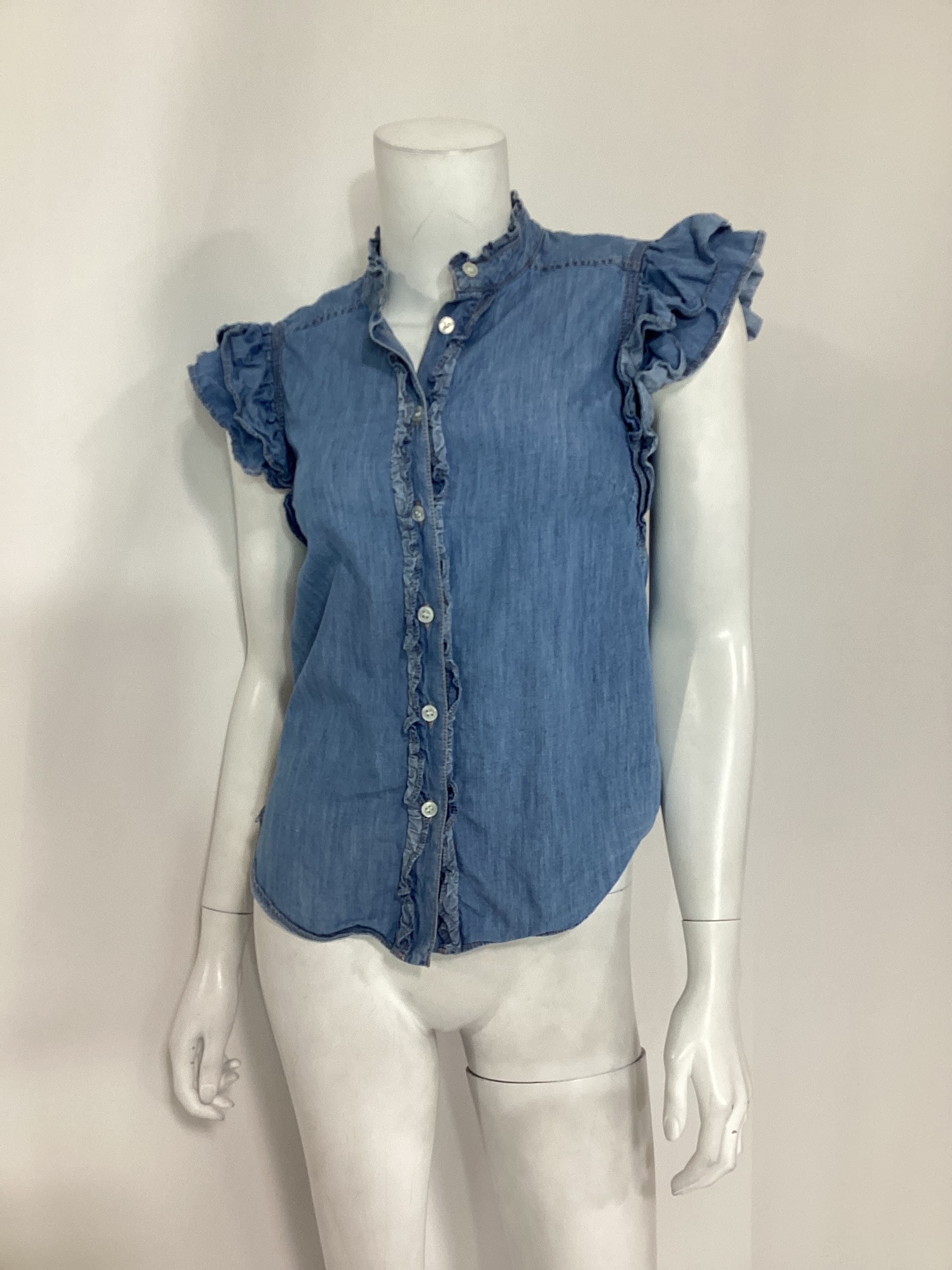 Tenille Ruffled-Sleeve Shirt - Image 3