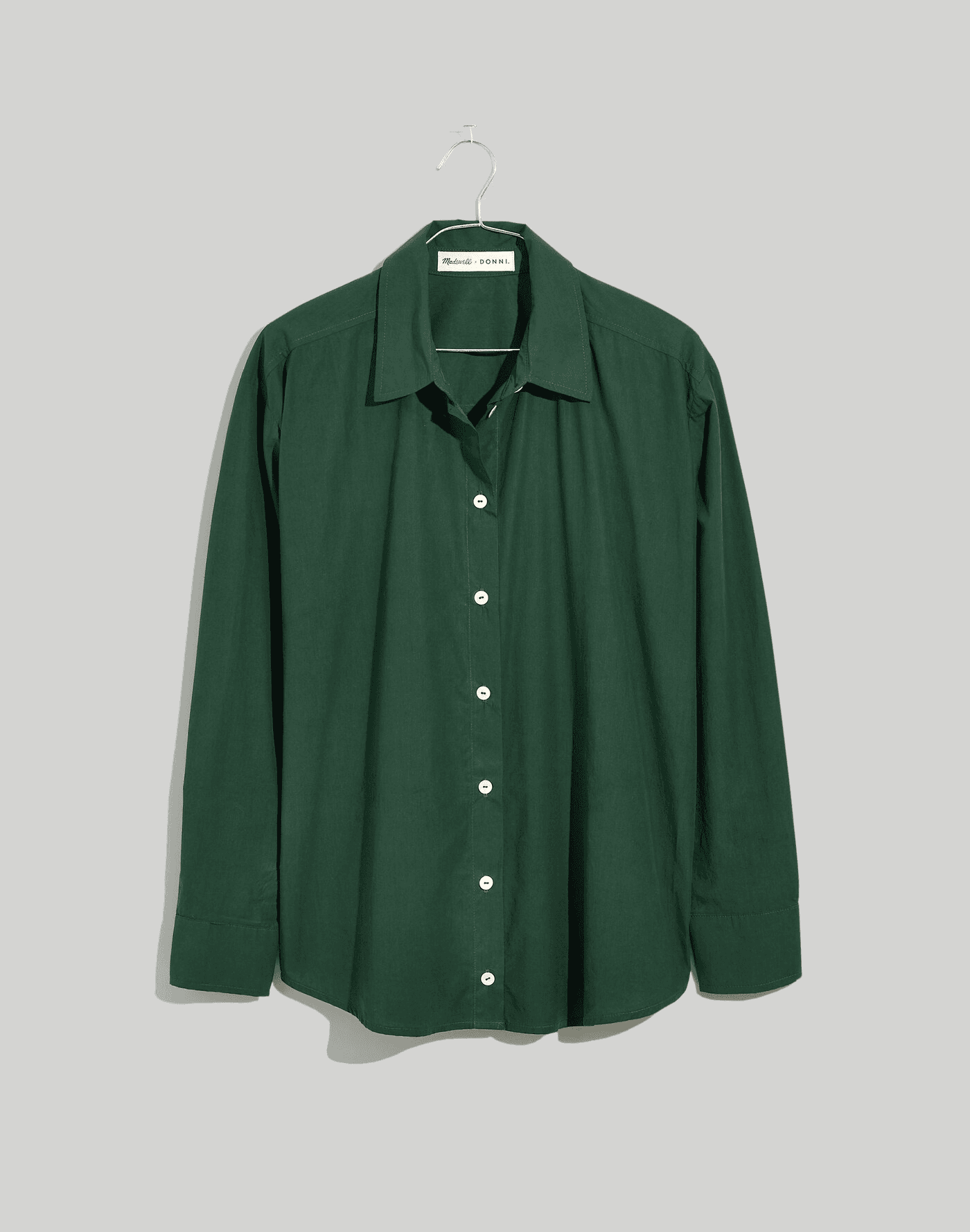 Madewell X Donni Poplin Button-Down Shirt - Image 1