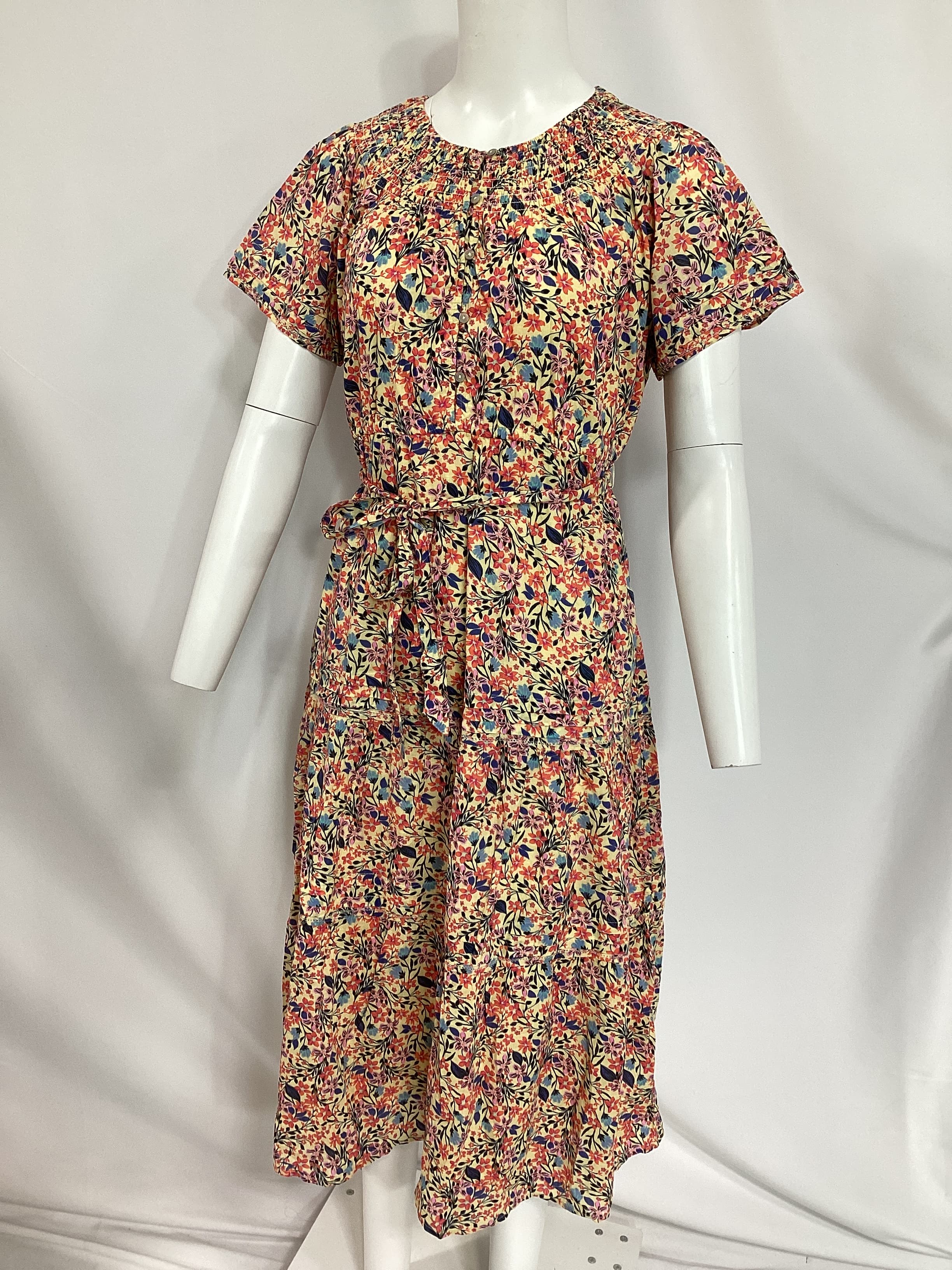 Smocked Yoke Tier Maxi Dress - Image 2