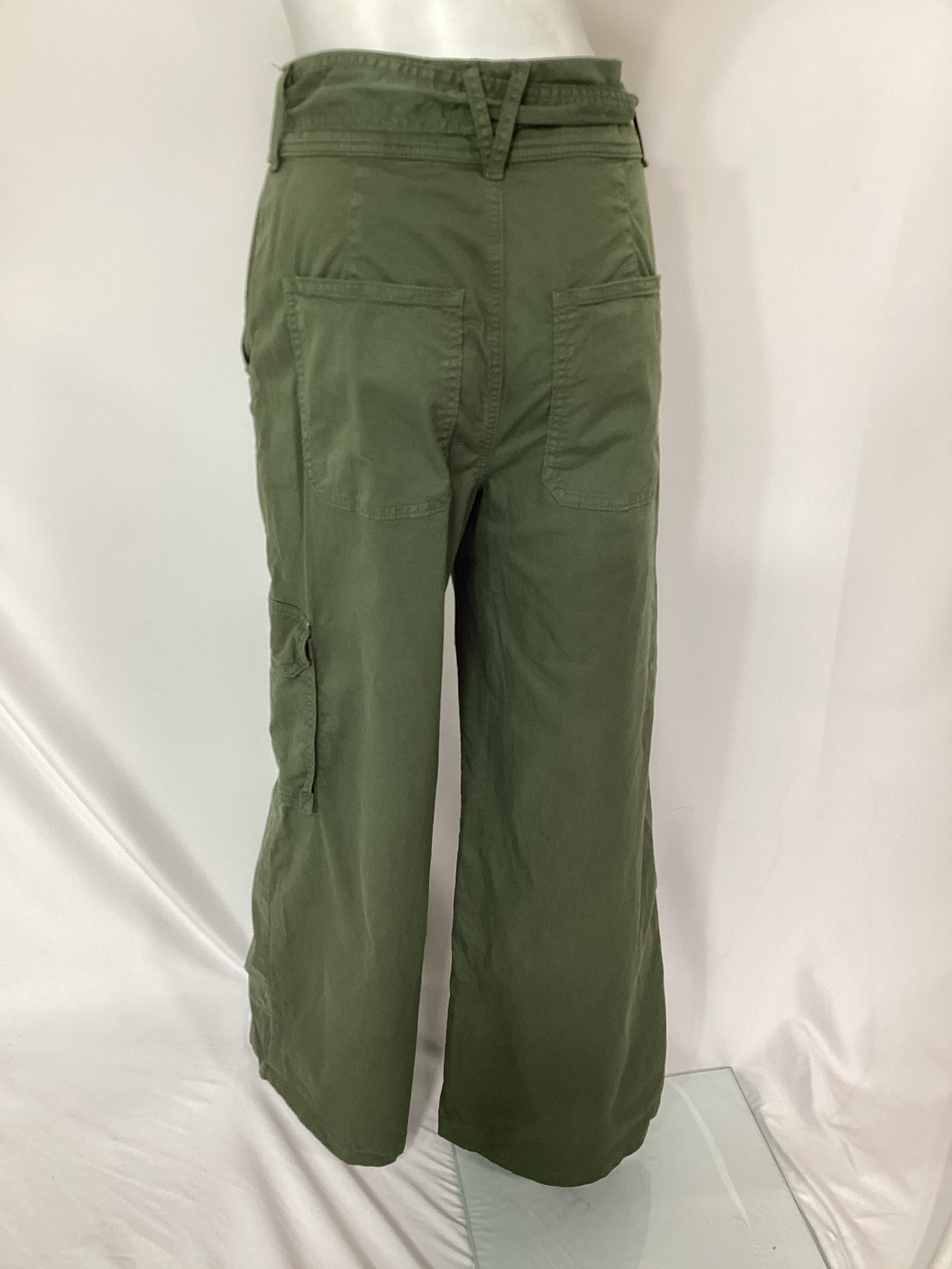 Belisa Tie Belt Wide Leg Cargo Pants - Image 2