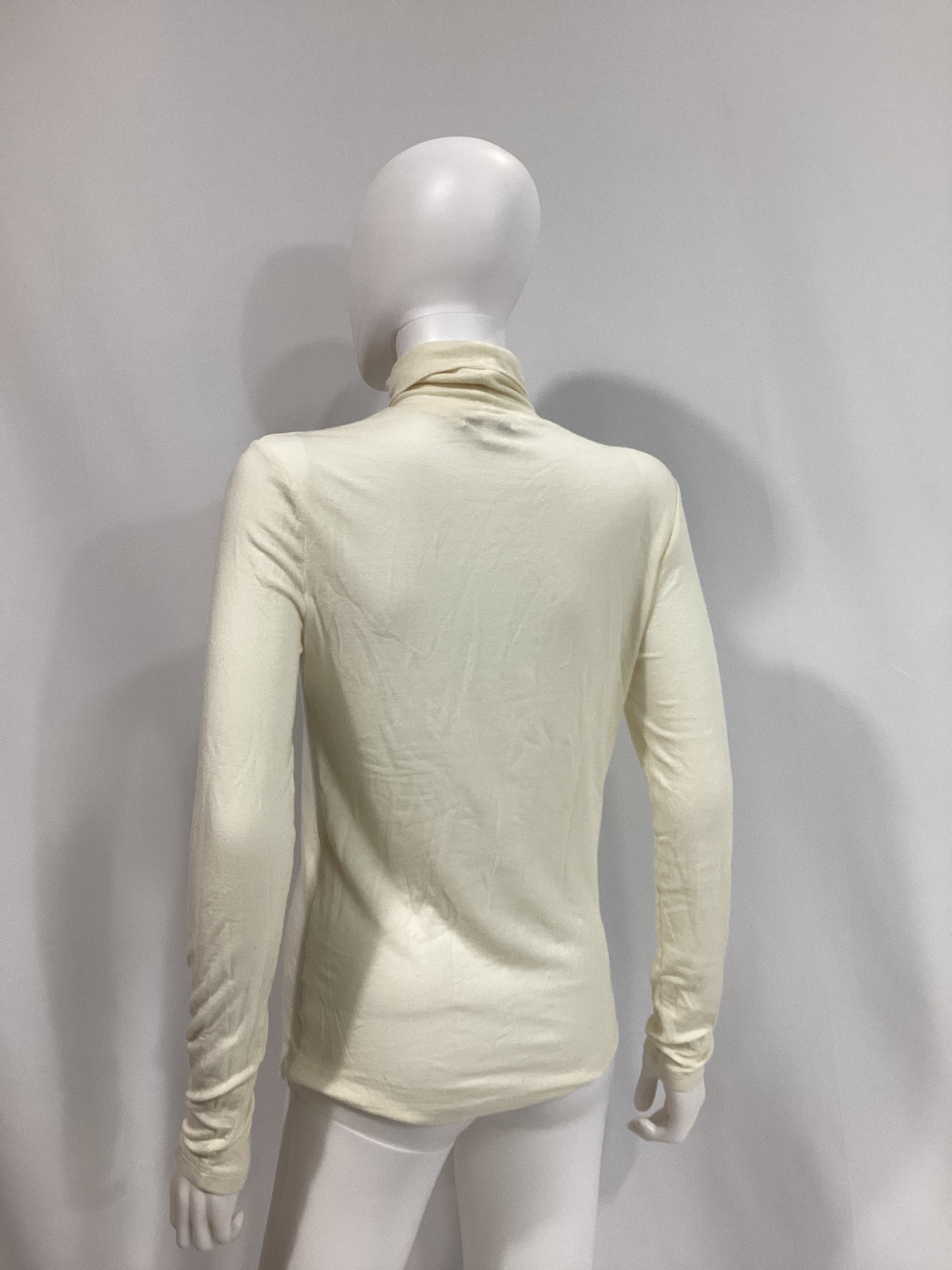 Pascale Turtleneck In Oat Milk - Image 3