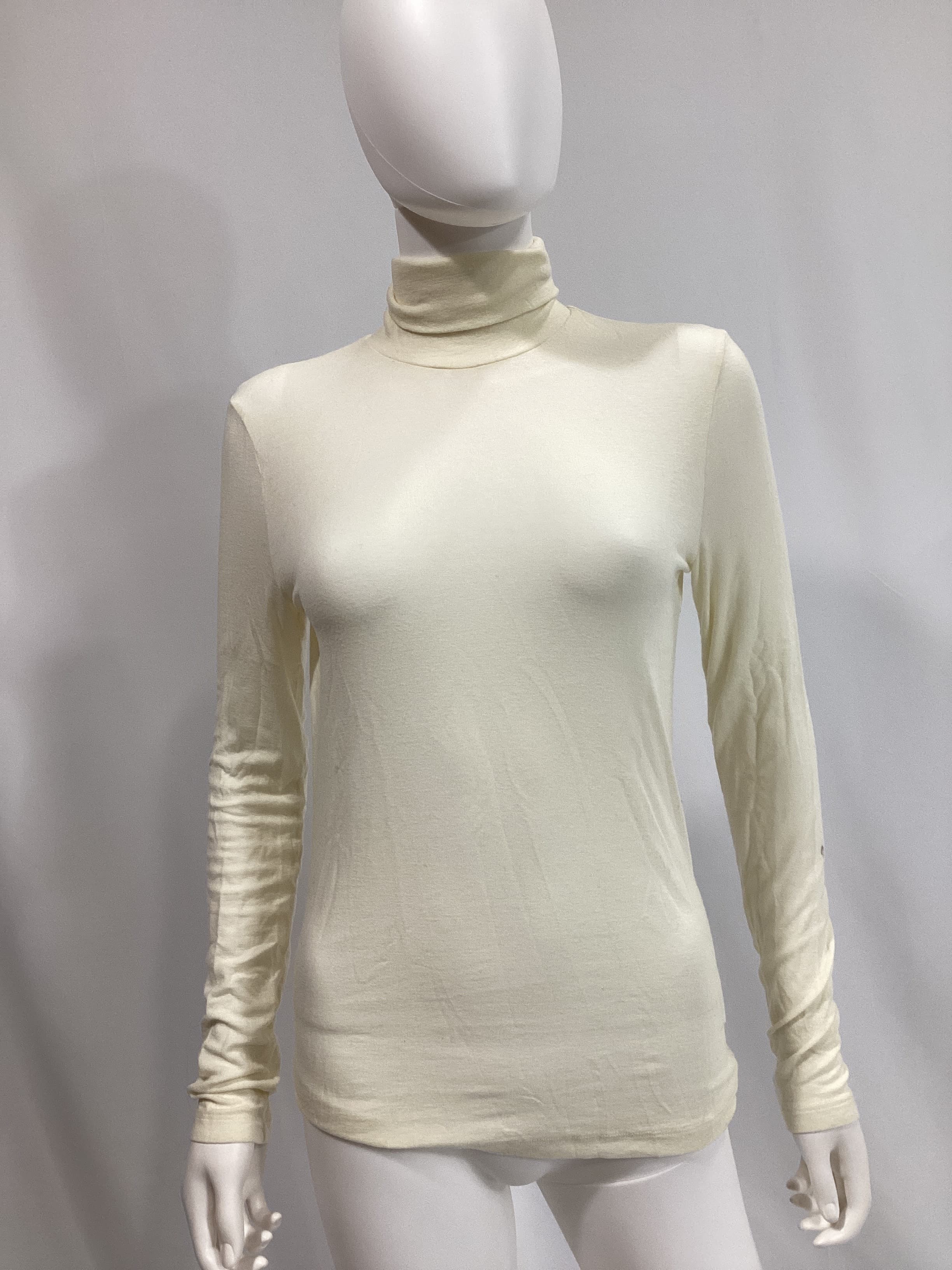 Pascale Turtleneck In Oat Milk - Image 4