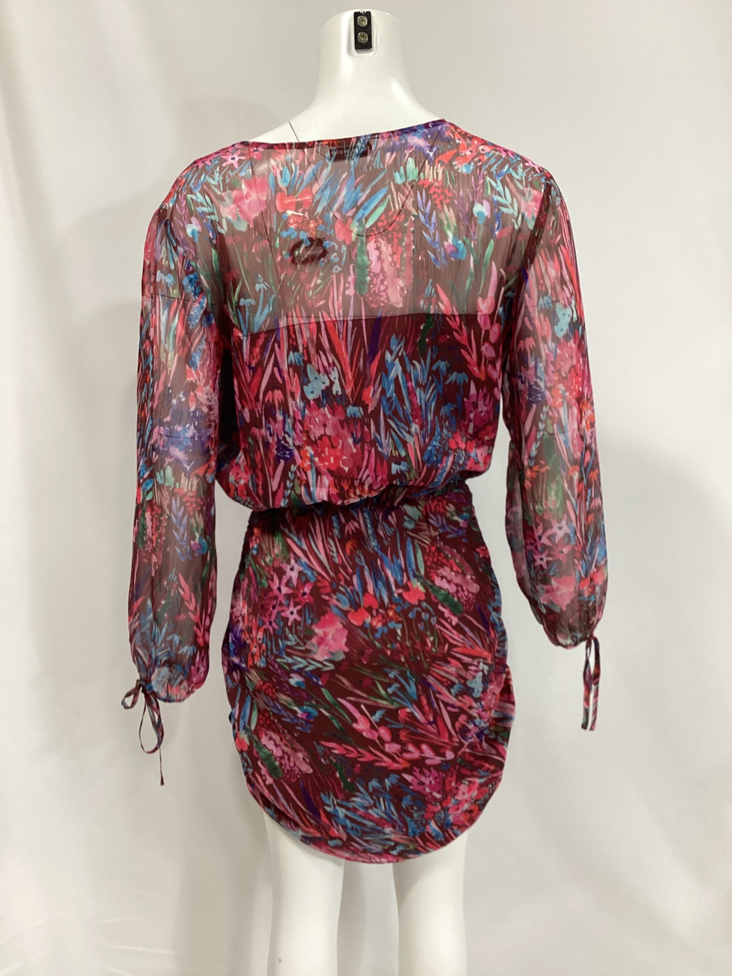 Amani Long Sleeve Mini Dress In Bloom - Image 3