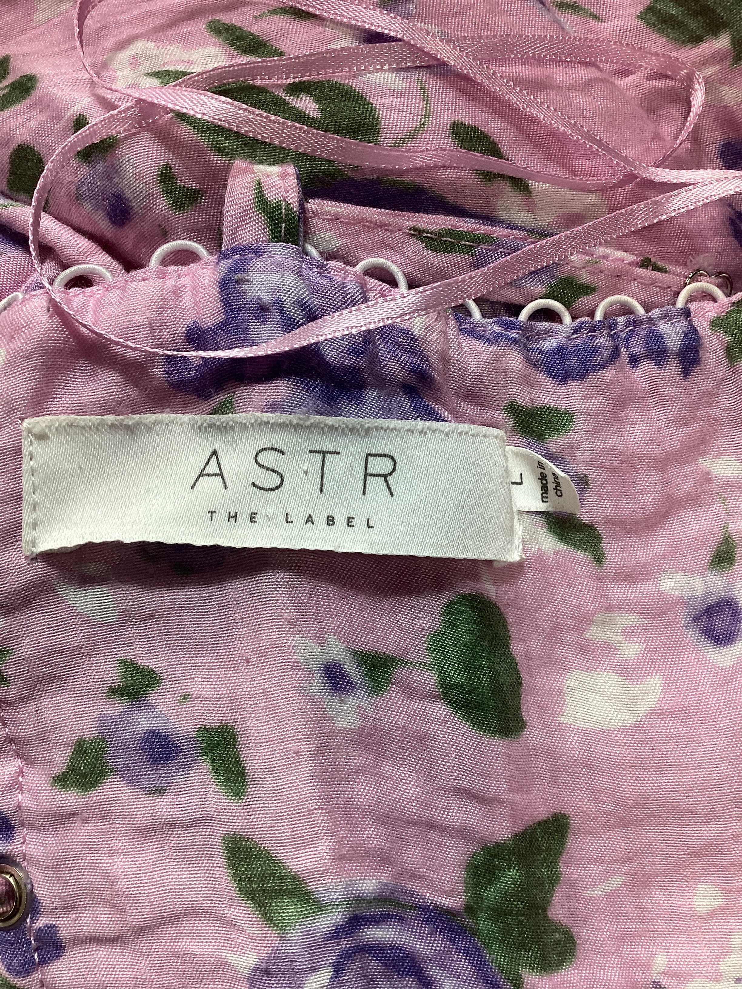 Wedelia Dress In Purple Floral - Image 4