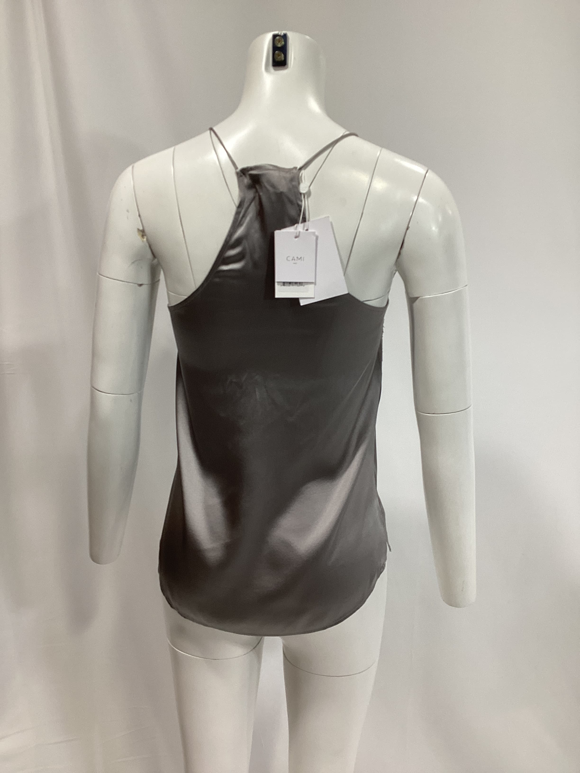 Racer Charmeuse Cami In Quill - Image 2