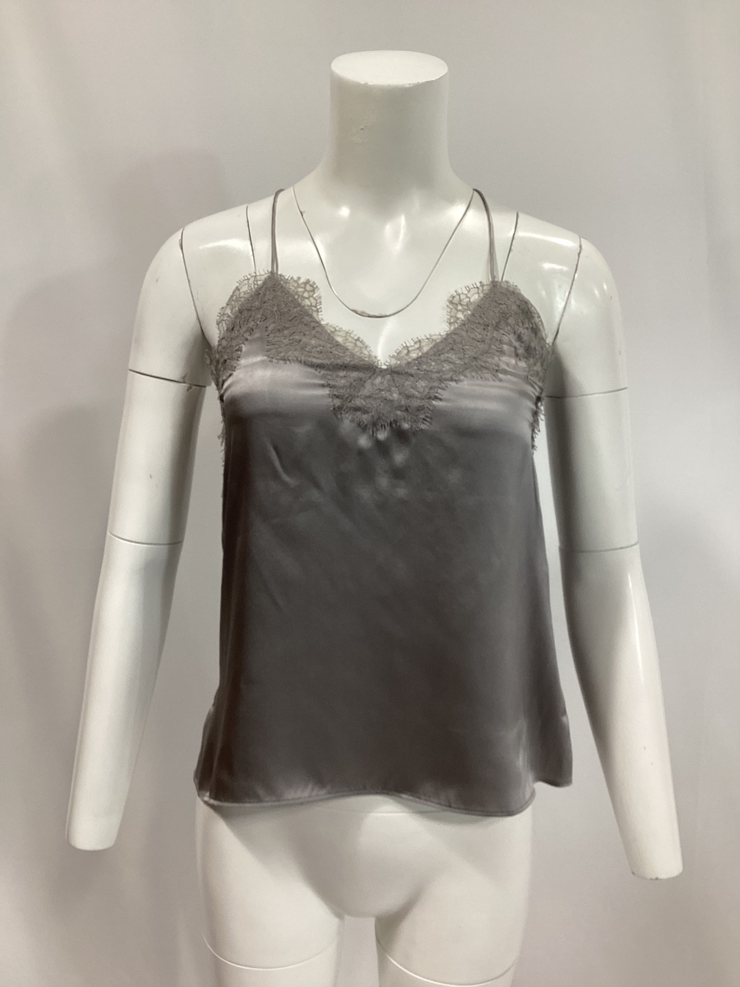 Racer Charmeuse Cami In Quill - Image 3