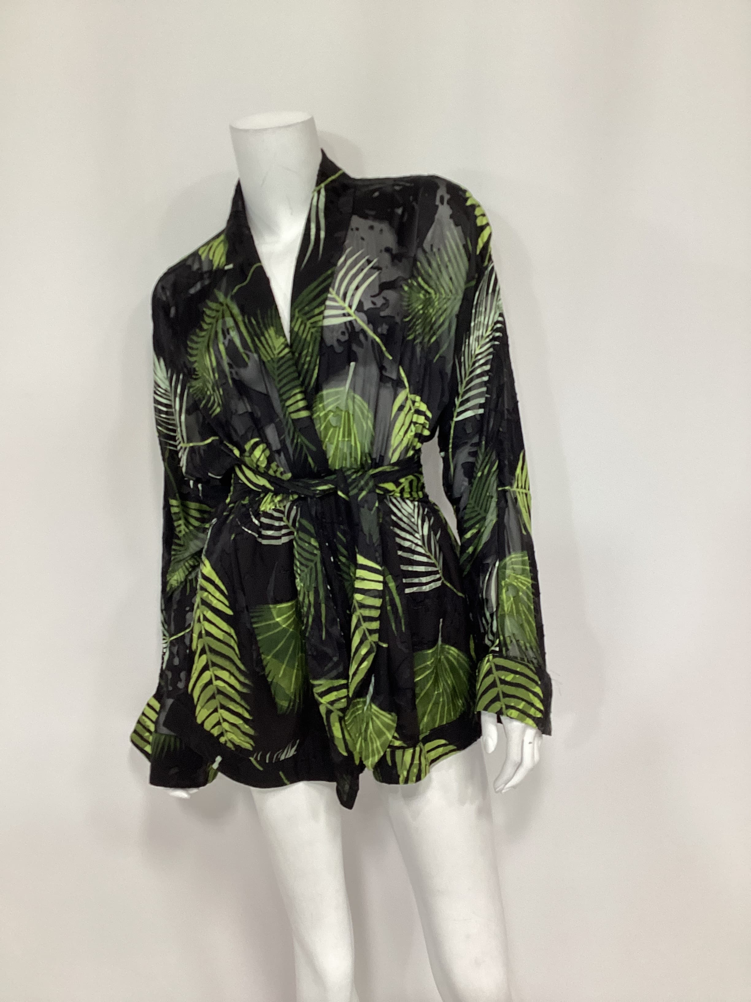 Amelia Romper In Black Palm - Image 2